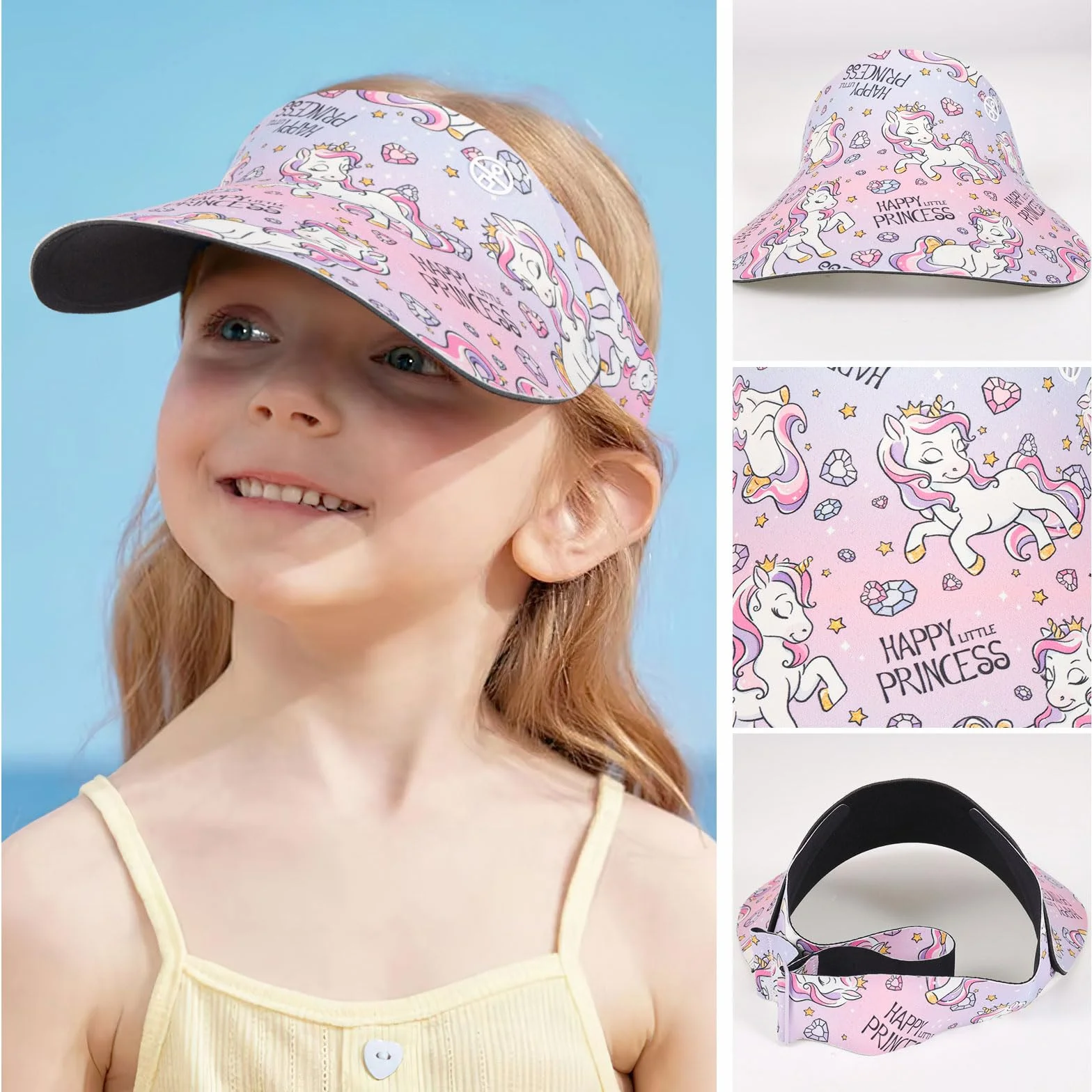 Sombrero con Visera Anti-UV para niños de ala Ancha Golf Deportes Verano