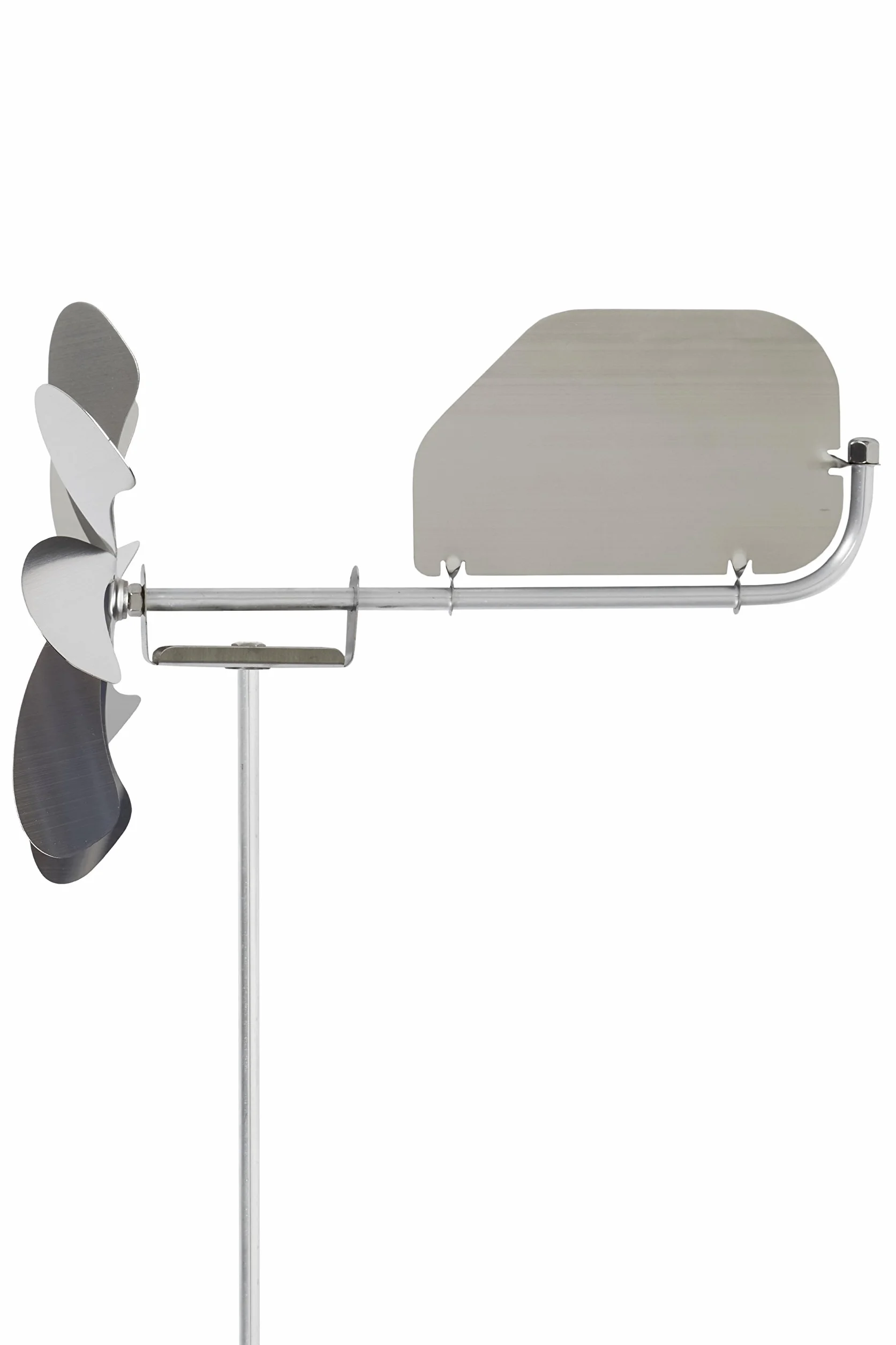 steel4you Speedy20 plus - Molinillo de acero (rotor de 20 cm de diámetro, rodamiento de bola, con veleta que gira hasta 360°)
