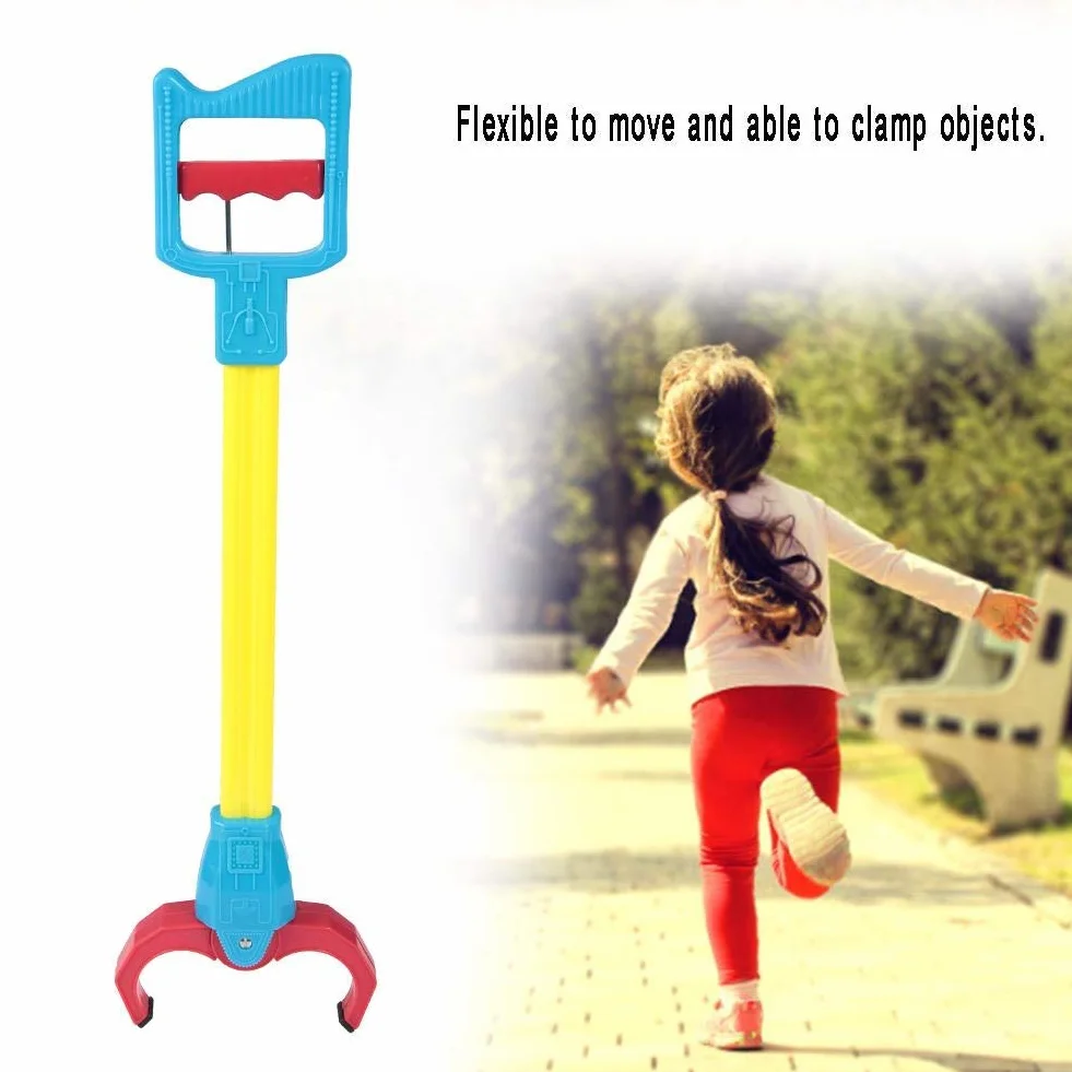 Grabber spielzeug, Kinder Roboter Arm klaue spielzeug erreichen Grabbing Stick Kinder intelligenz spielzeug(Gelb)