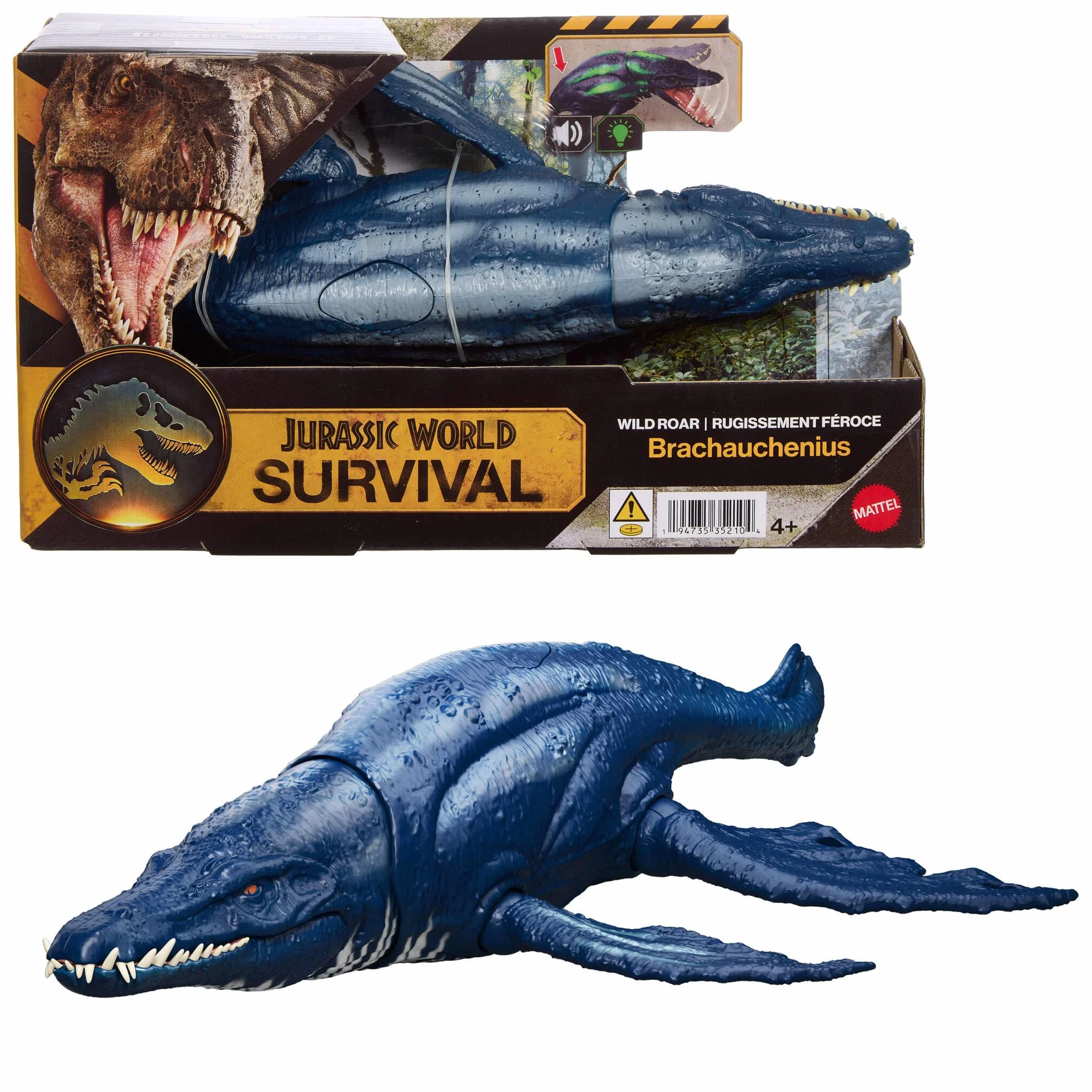 Mattel Jurassic World Rugido Salvaje Figuras de Dinosaurio Ataque Mordisco Sonido Juguete Articulado Juego Digital JKL79