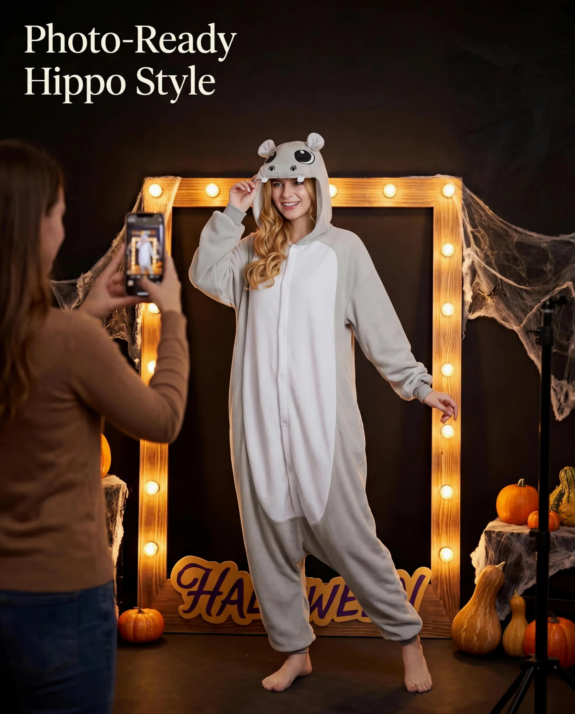 Canasour - Disfraz de panda para mujer (forro polar) - - Small