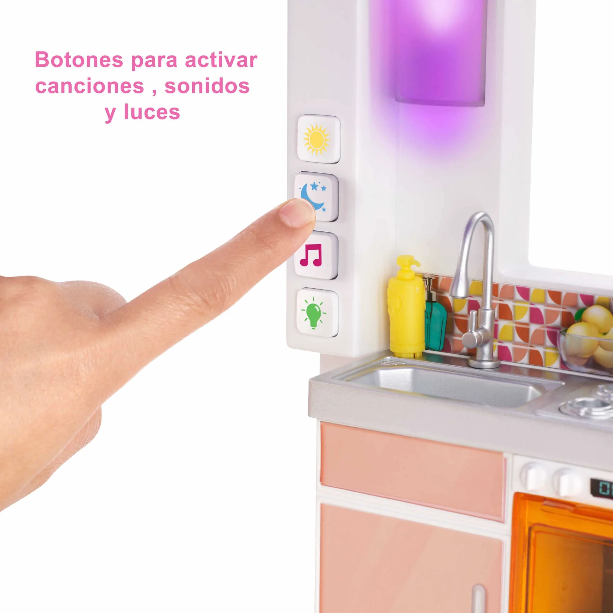 Barbie Casa de Muñecas Dreamhouse - con Piscina, Tobogán y Ascensor - Luces y Sonido - 75+ Piezas - 104 x 109 cm - Regalo para Niños de 3-7 Años, GRG93