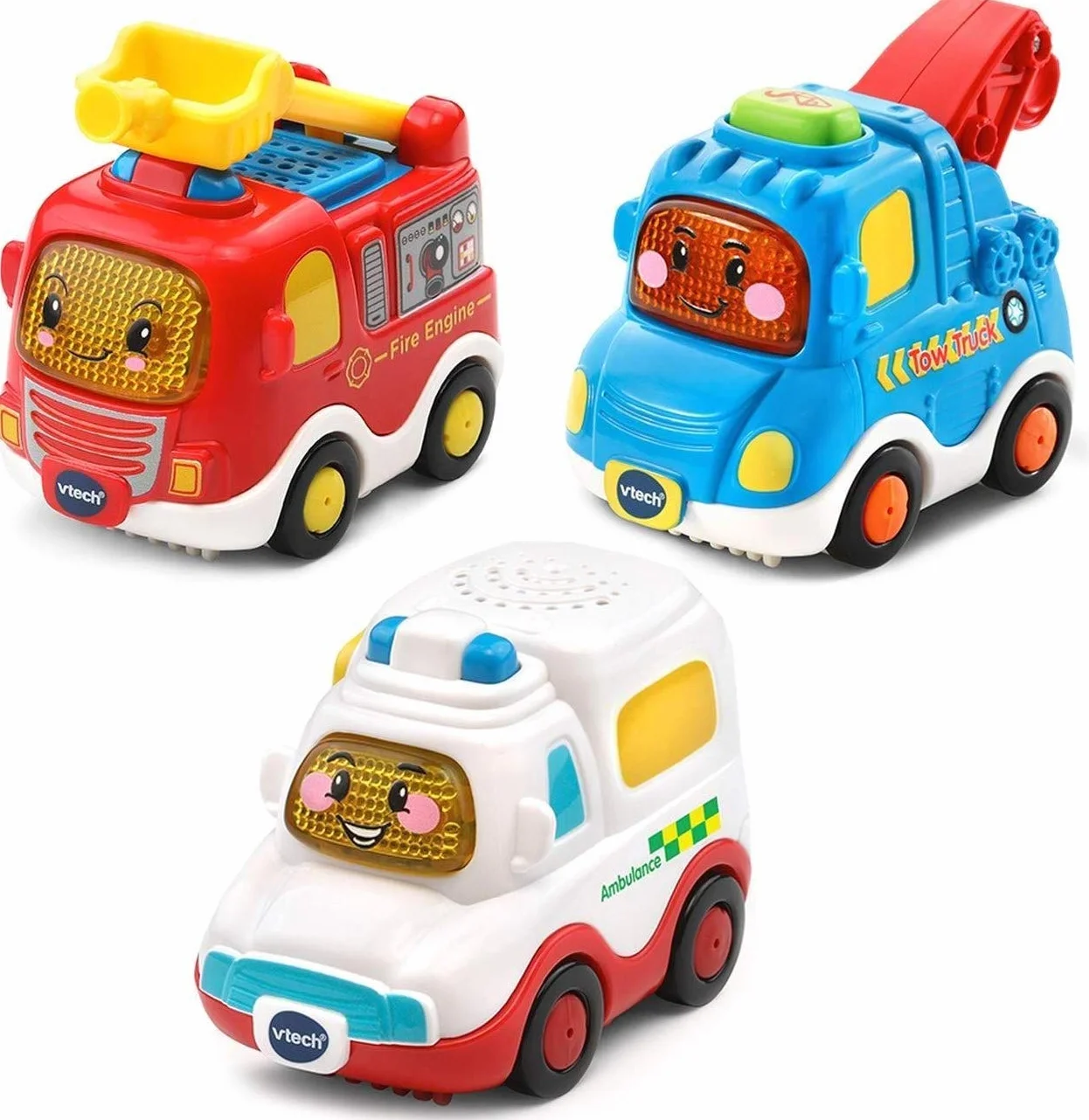 VTech Toot Toot Drivers 3 Car Pack Emergency Vehicles