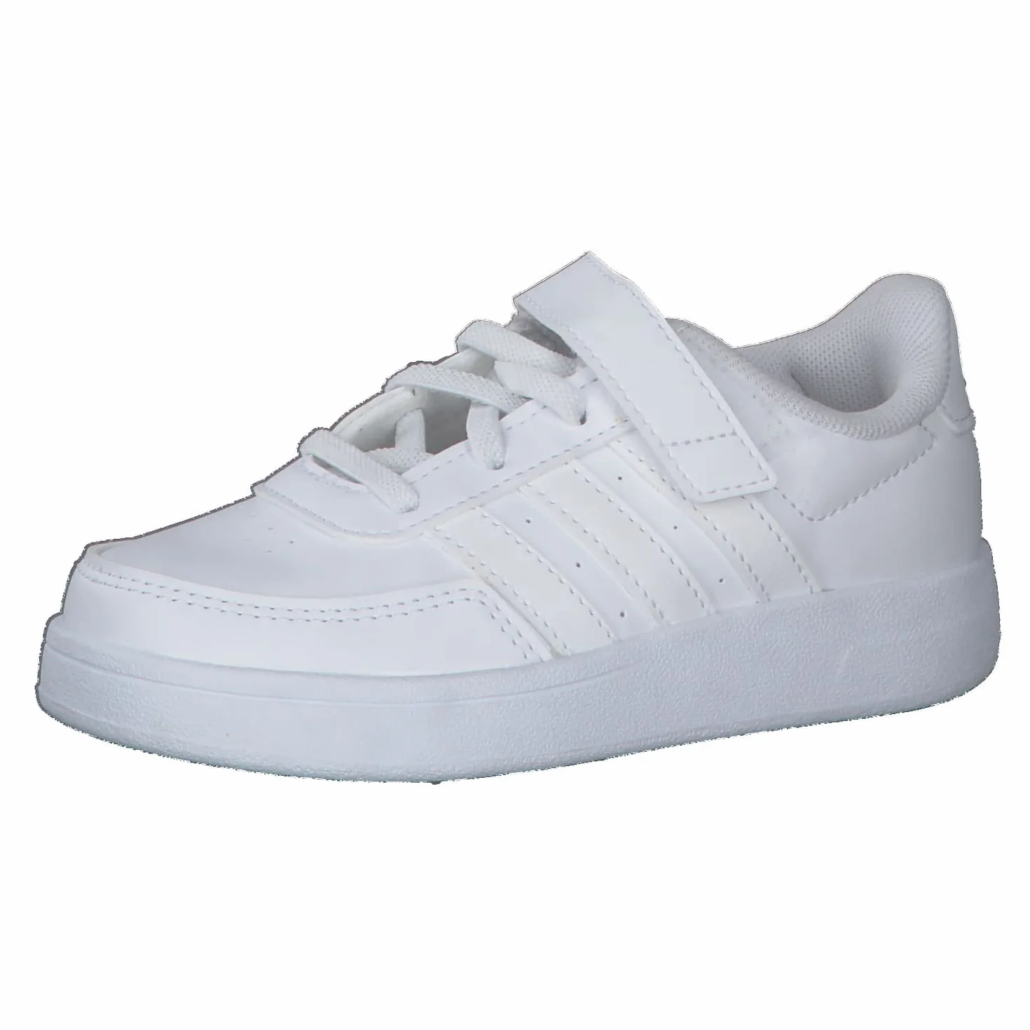adidas Breaknet Lifestyle Court Elastic Lace and Top Strap Shoes, Cloud White/Grey One, 37 1/3 EU