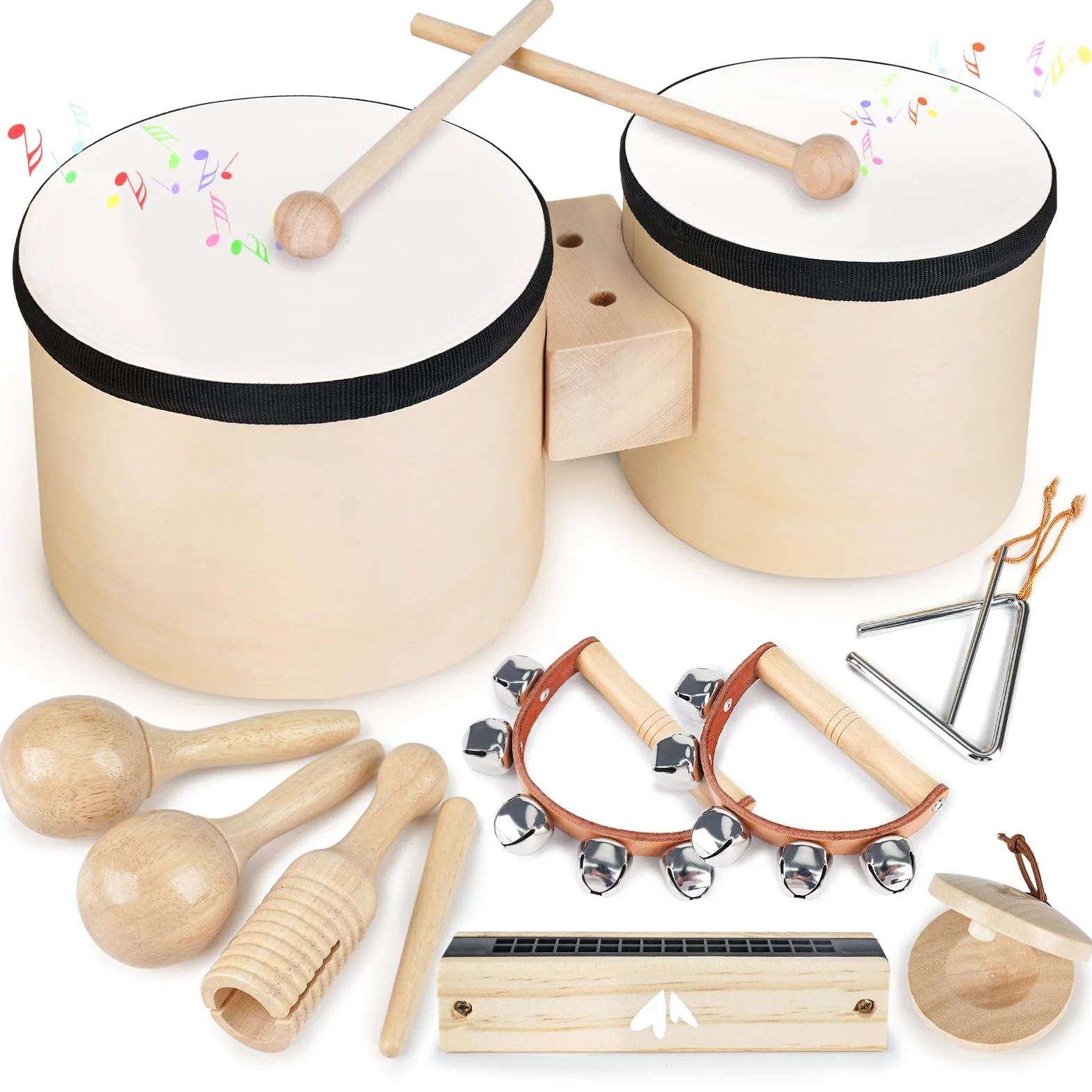 Juguetes Niños Instrumentos Musicales Infantiles Tambor Iniciación Musical Infantil Regalo Niño 3 4 5 Años