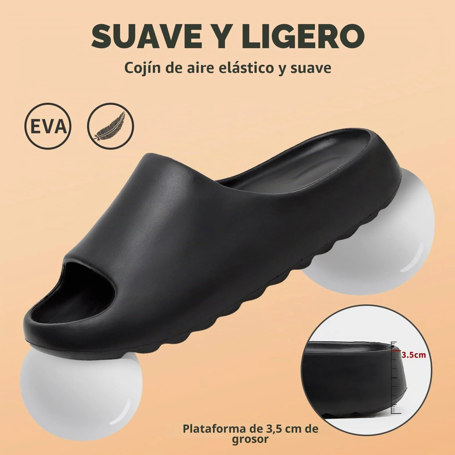 On Cloud Pantuflas Zapatillas Casa Verano Playa Ducha Baño Unisex