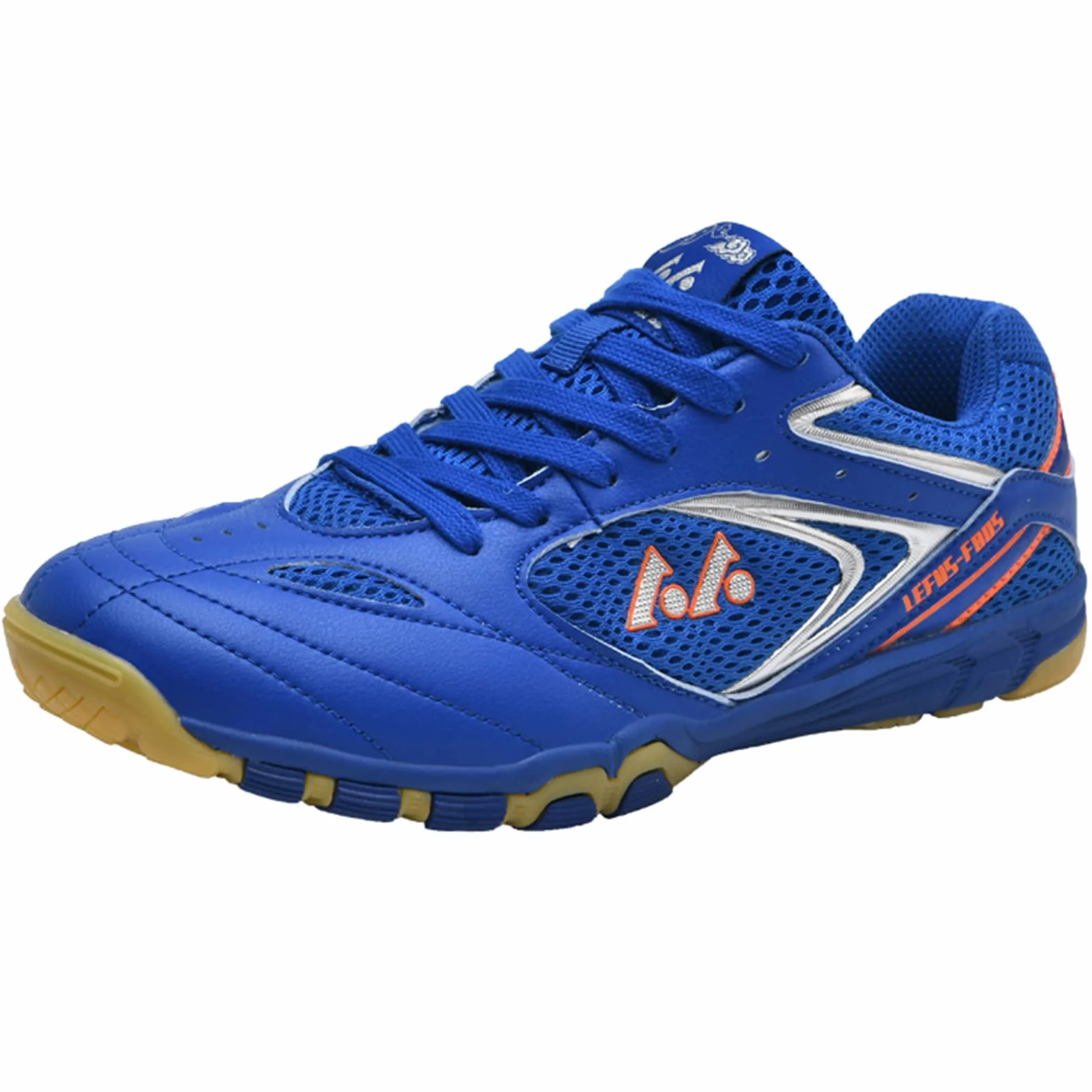 Zapatos de Tenis de Mesa para Hombres y Mujeres Ligeros Transpirables Azul 45 EU