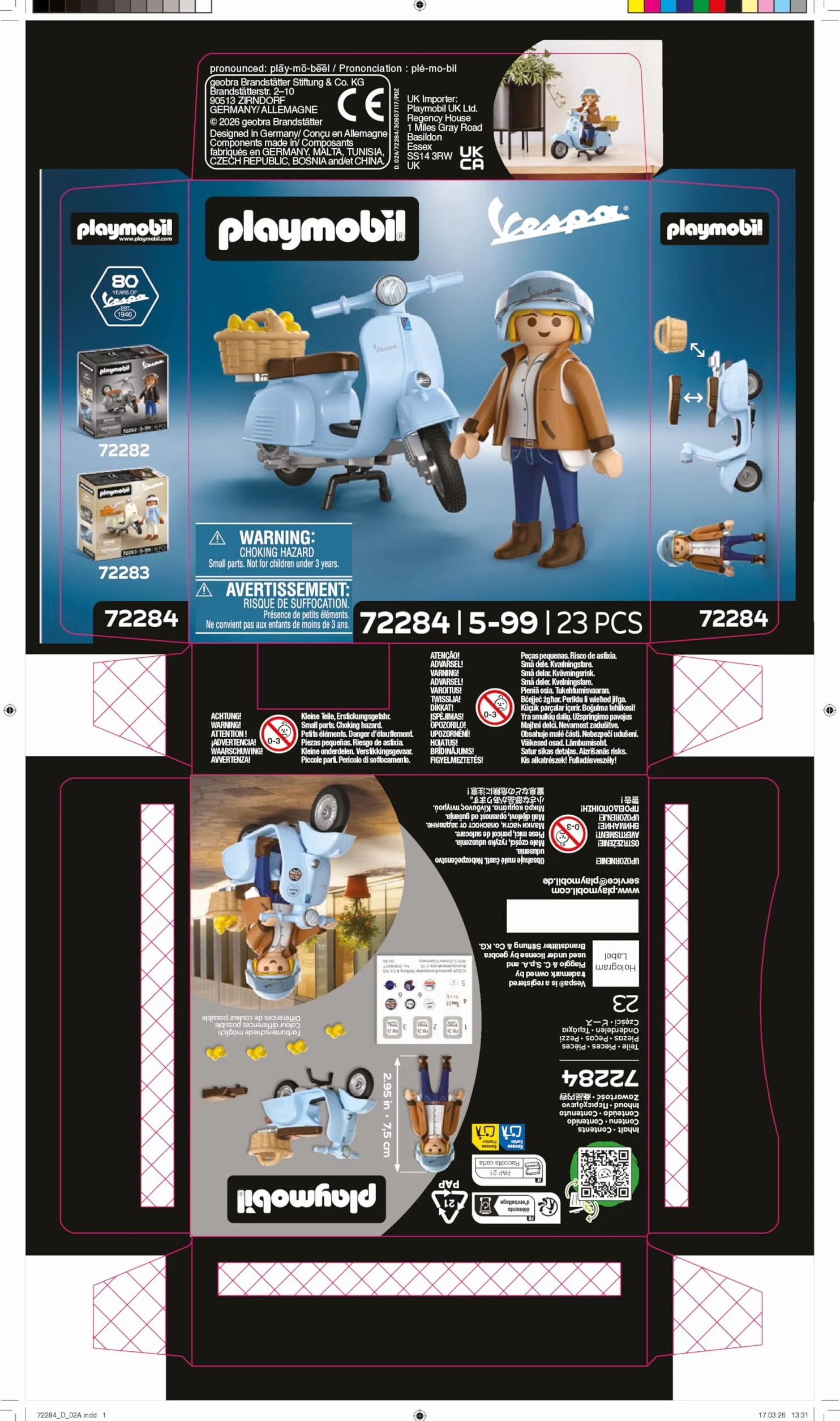 PLAYMOBIL | Vehículos | 80 años de Vespa: Estilo icónico