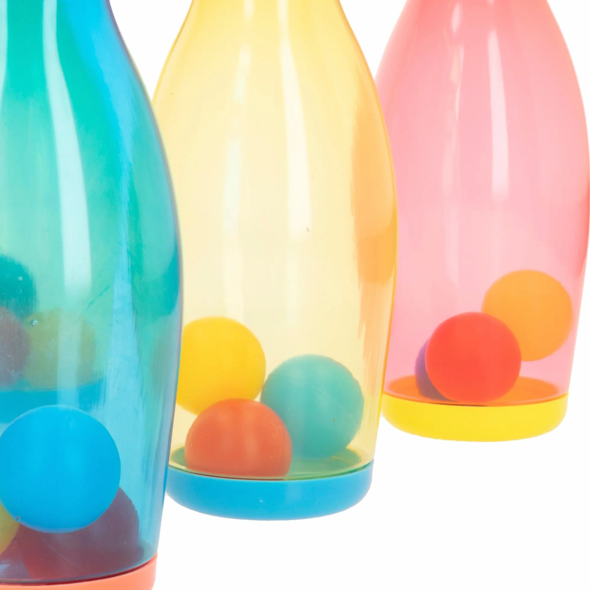 ColorBaby Fun Area! Juego de Bolos, Bolo 7,5x21 cm, Pelota de Ø10 cm, Juegos para niños Exterior, Juguete Infantil niño, Juego Entrenamiento, Juguetes Verano, A Partir de 3 años (47688)