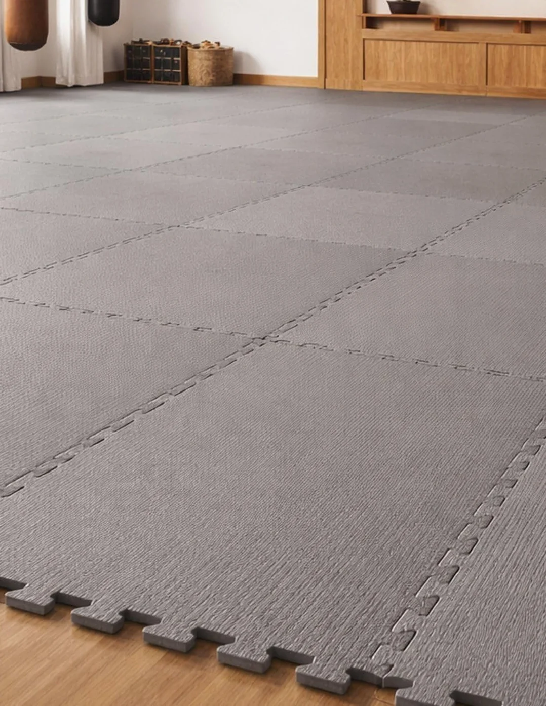 Esterilla Puzzle para Suelos de Gimnasio 60x60 cm Antideslizante