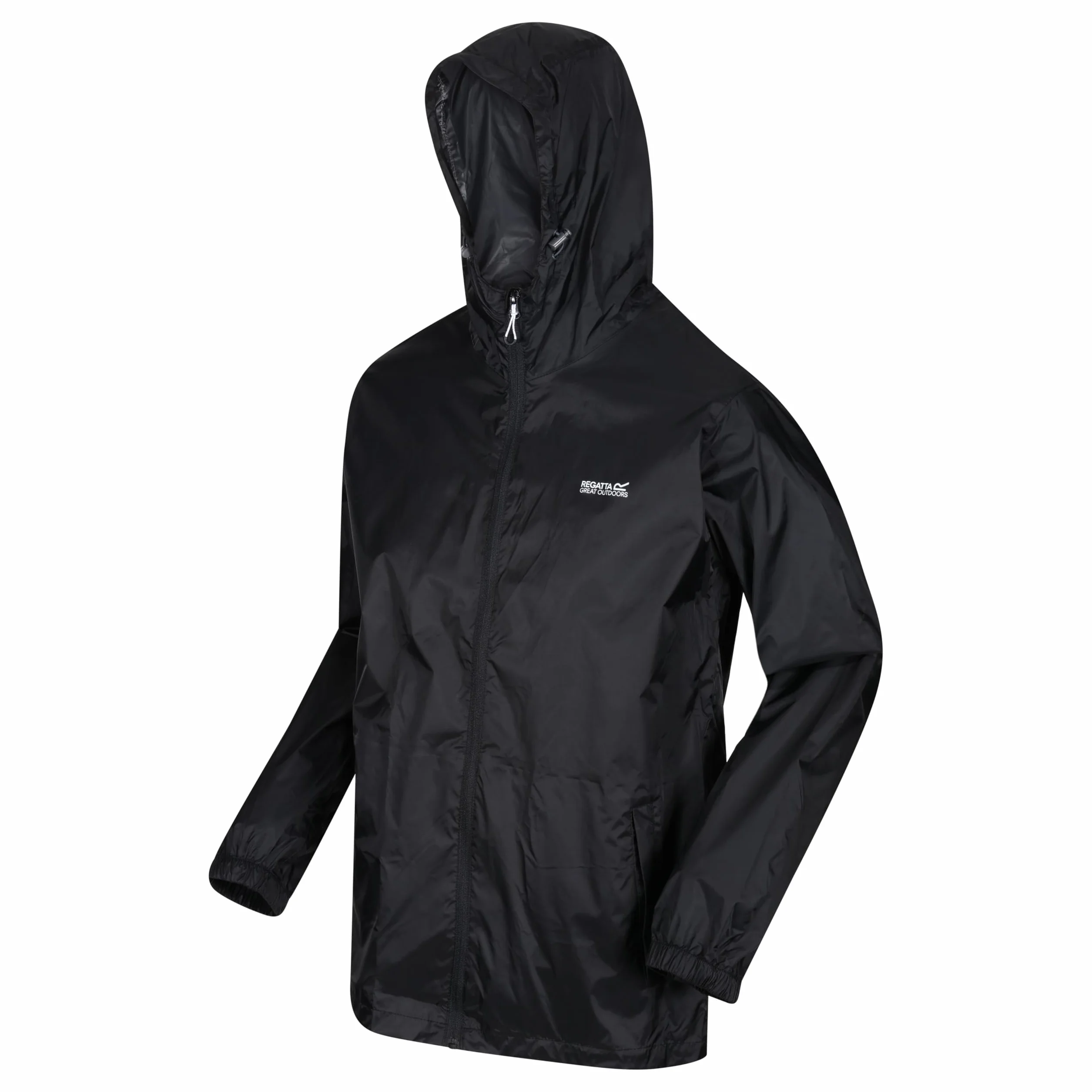 Regatta Hombre Chaqueta Impermeable Pack It Black