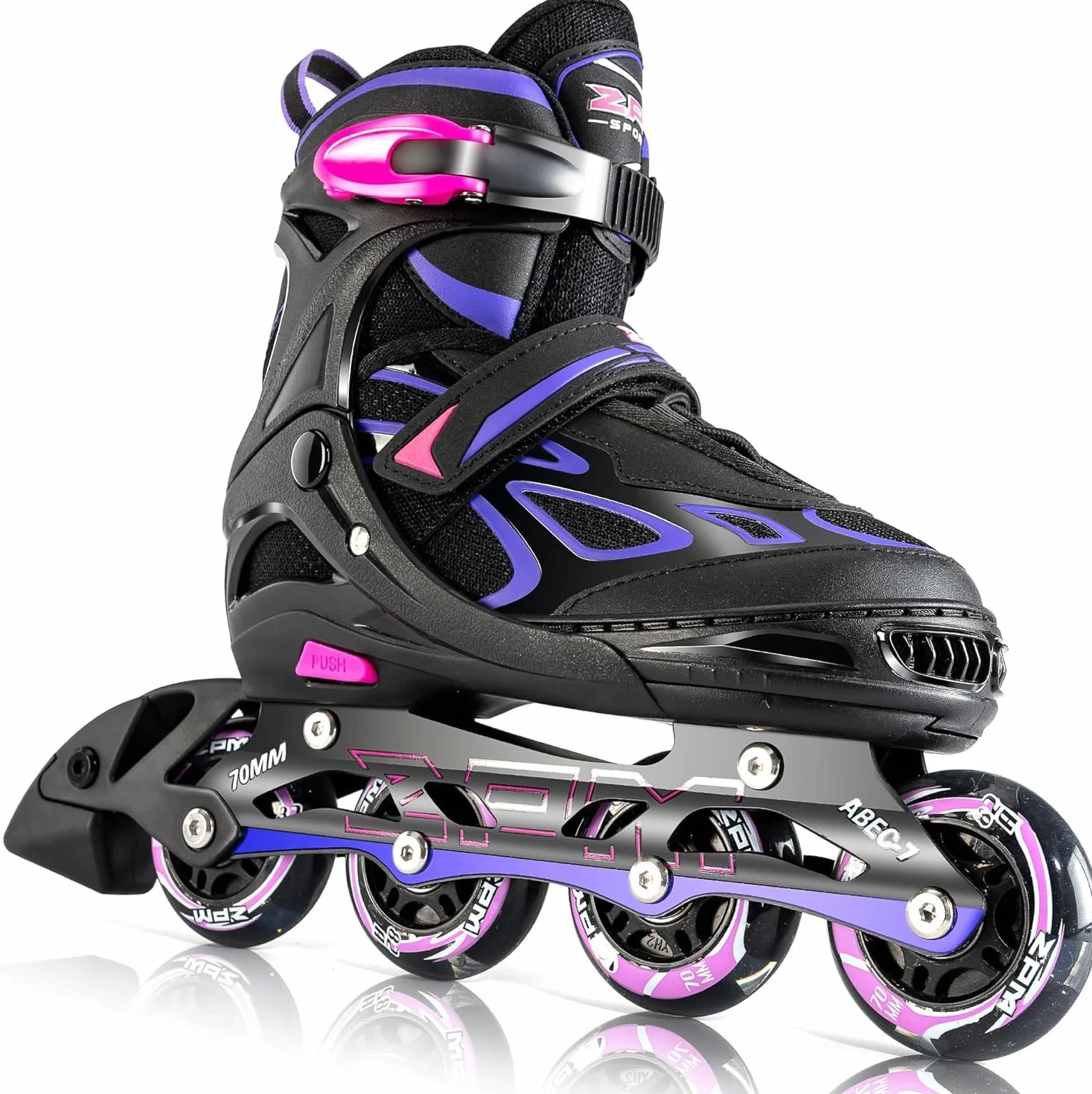 2PM Sports Patines en Línea Ajustables para Niños, Tallas 30-44
