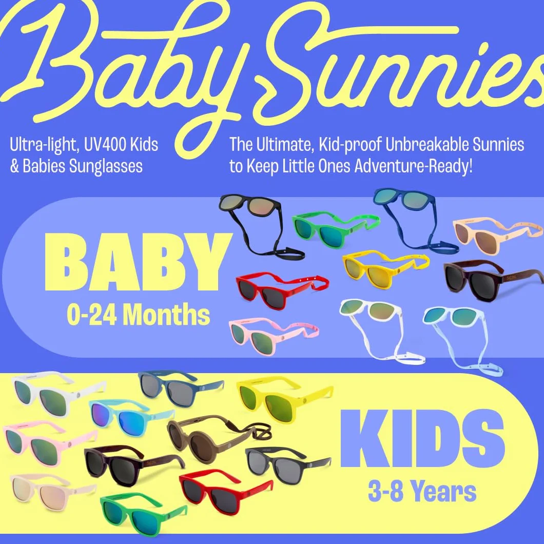Gafas de sol flexibles para niños BABY SUNNIES con protección UV 100% irrompible