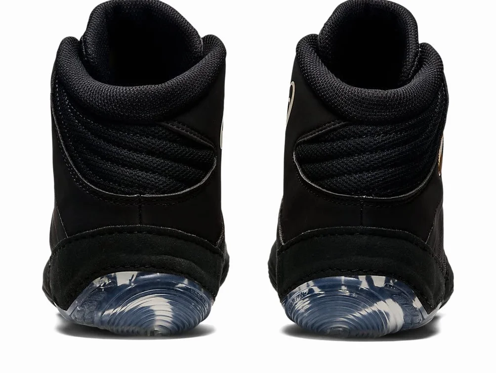 Asics Split Elite Zapatos de Lucha Libre Hombre Negro Oro Puro 45 EU