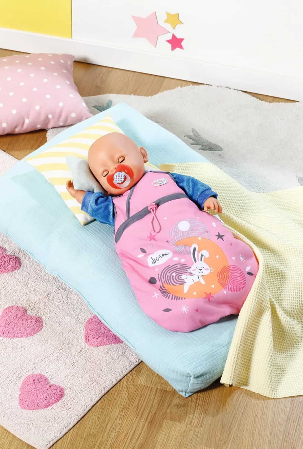 Baby Born Saco de Dormir - Saco de Dormir para muñecas 43cm - para niños a Partir de 3 años