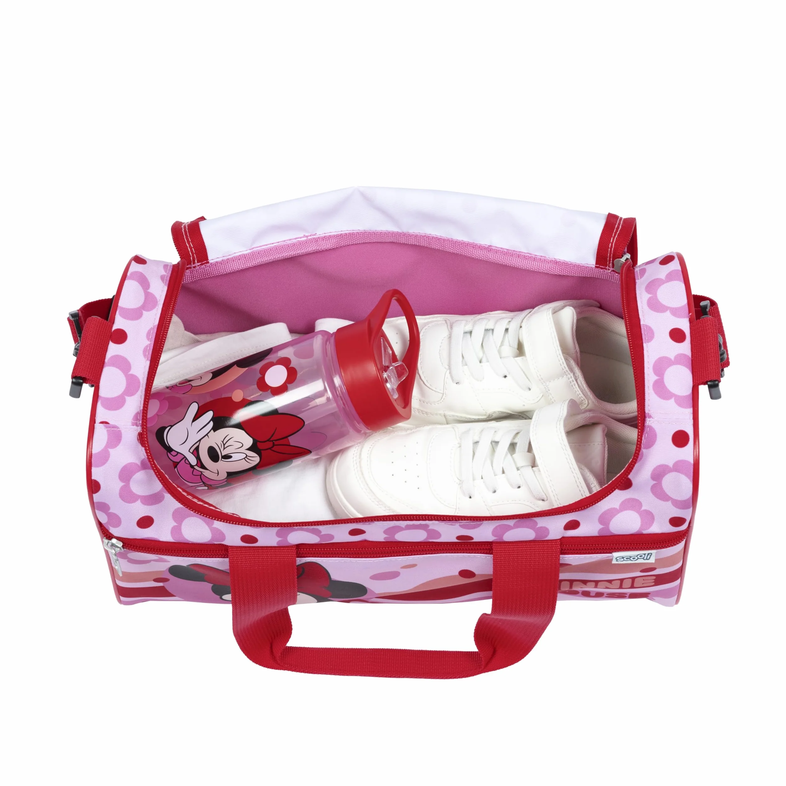 Scooli Bolsa de Deporte para niños 23 x 35 x 16 cm Compartimento Principal Espacioso Correa de Hombro Ajustable Accesorio Escolar Bolso Bandolera