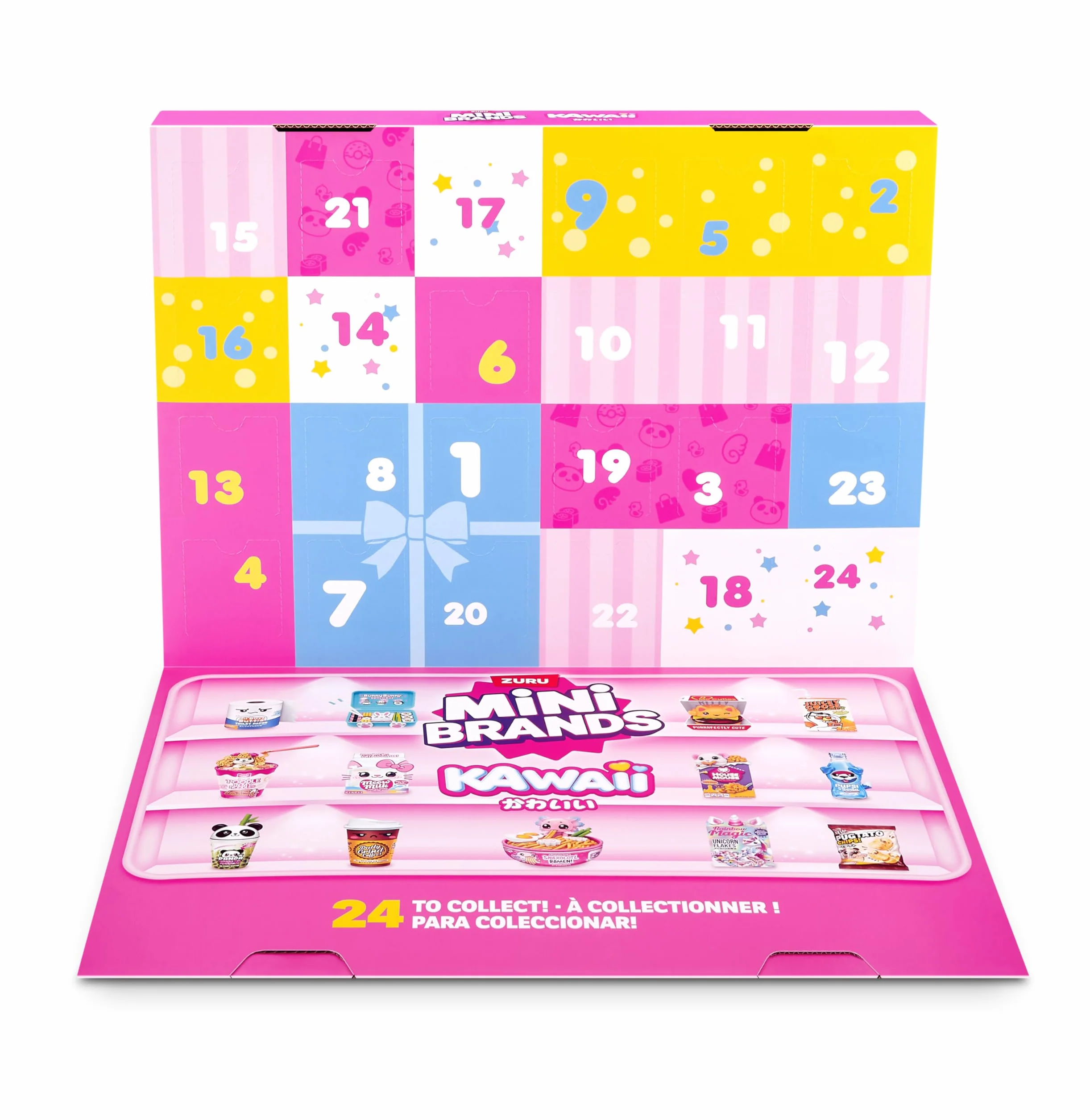 Mini Brands Kawaii Advent Calendar, Juguetes Coleccionables Seaonal para Niñas