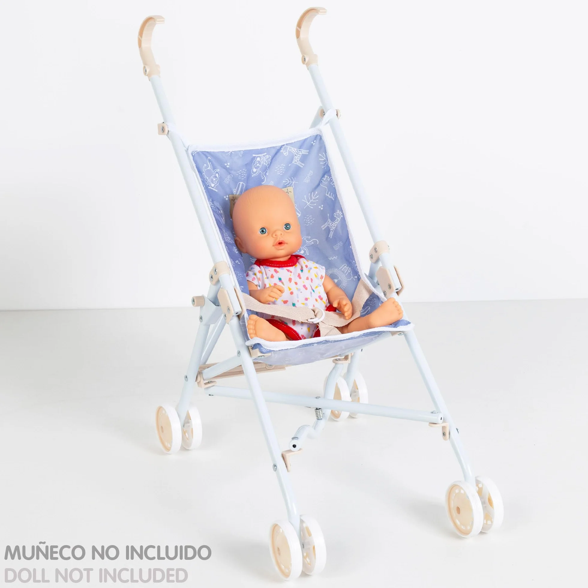 COLORBABY 44923 CBToys Silla Plegable Estilo bebé, Azul, 25x40,5x55,5 cm
