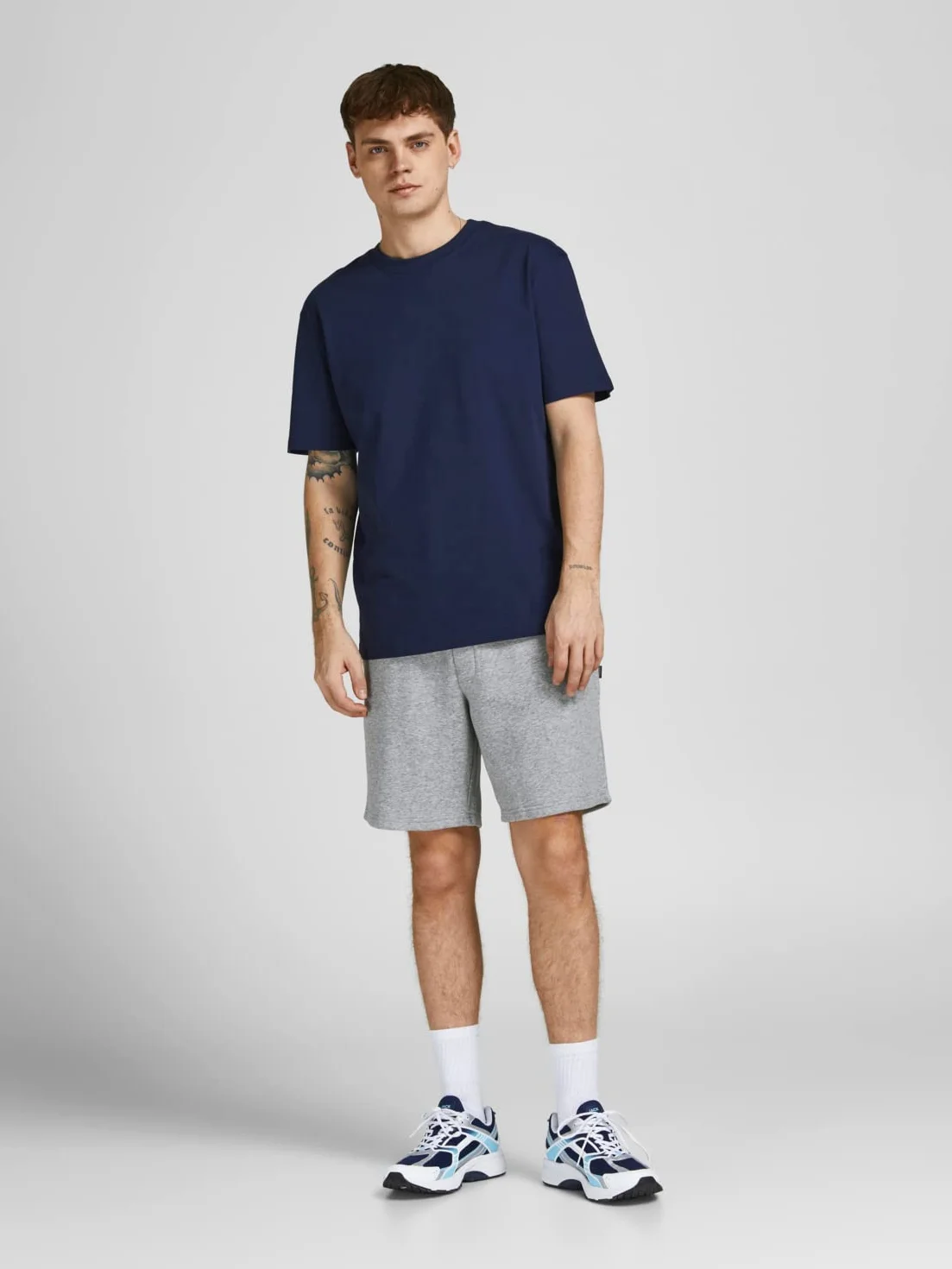 Jack & Jones Jpstbradley Sweat Shorts Sn GMS - Pantalones Cortos Hombre
