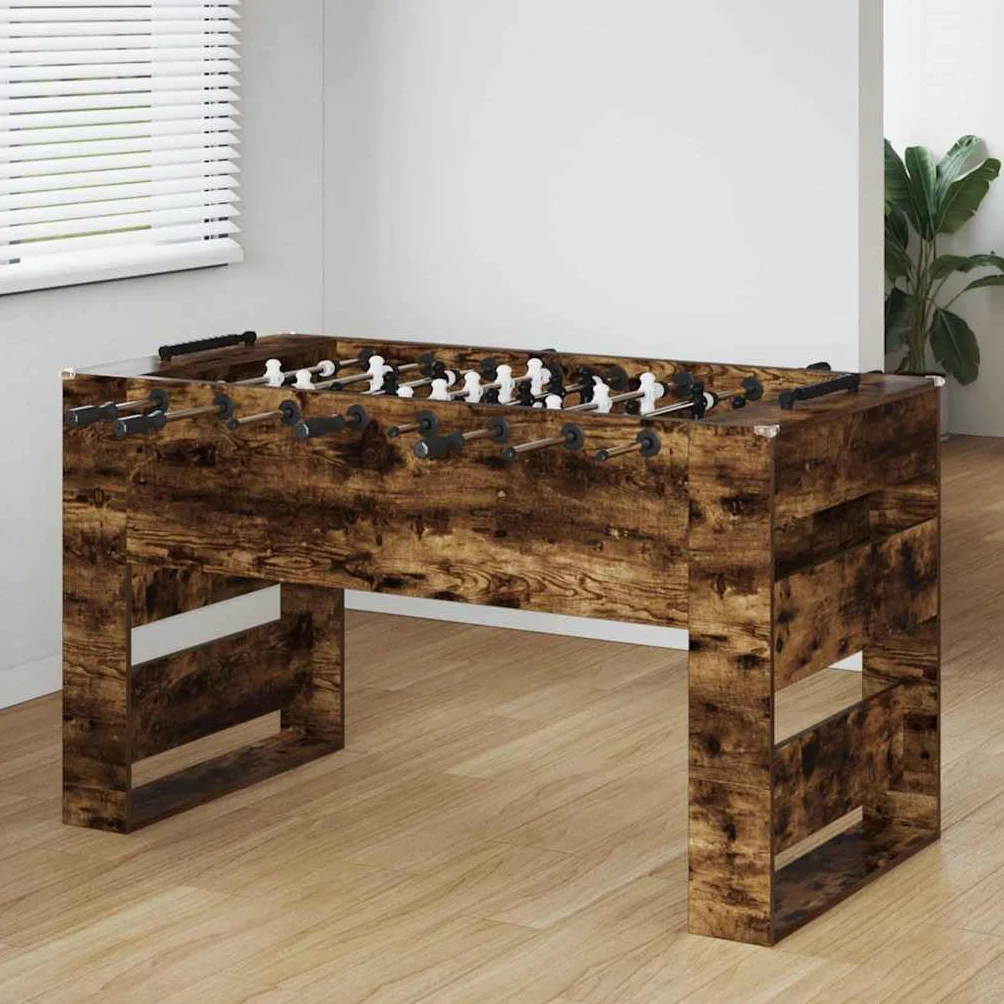 Refined Mesa de Futbolín Roble, Mesa de futbolín Rectangular, Moderna para Juegos en Interiores, competencias Familiares, diversión Nocturna y Fiestas