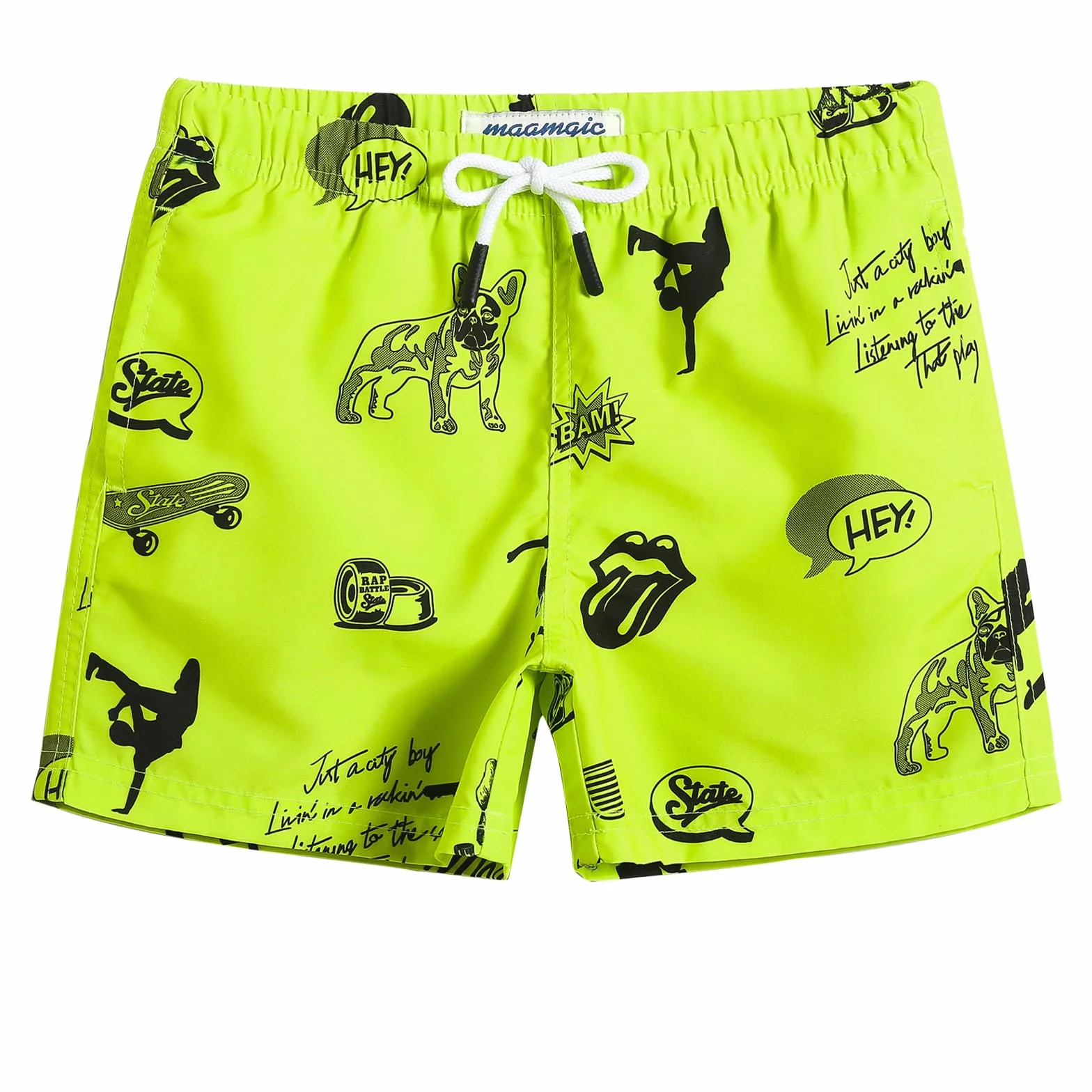 Bañador Niño Ropa de Baño Secado rápido Malla Short Natación Estampado