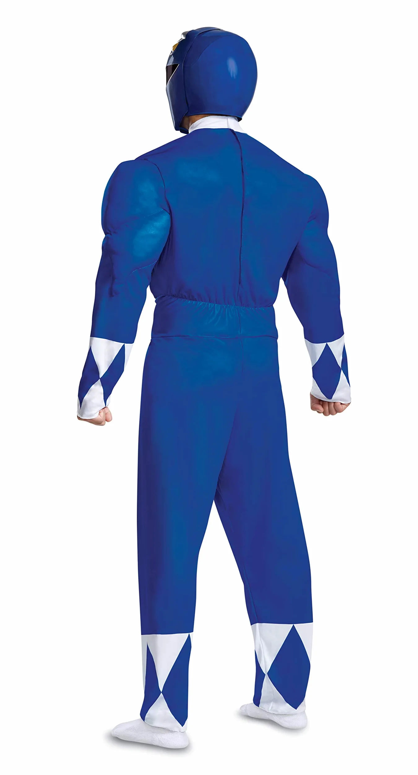 Disguise Disfraz Power Ranger Adulto Musculoso Azul, Power Rangers Disfraz Adulto, Power Ranger Azul Disfraz, Disfraz Superheroe Adulto Hombre, Disfraz Carnaval Hombre Talla X