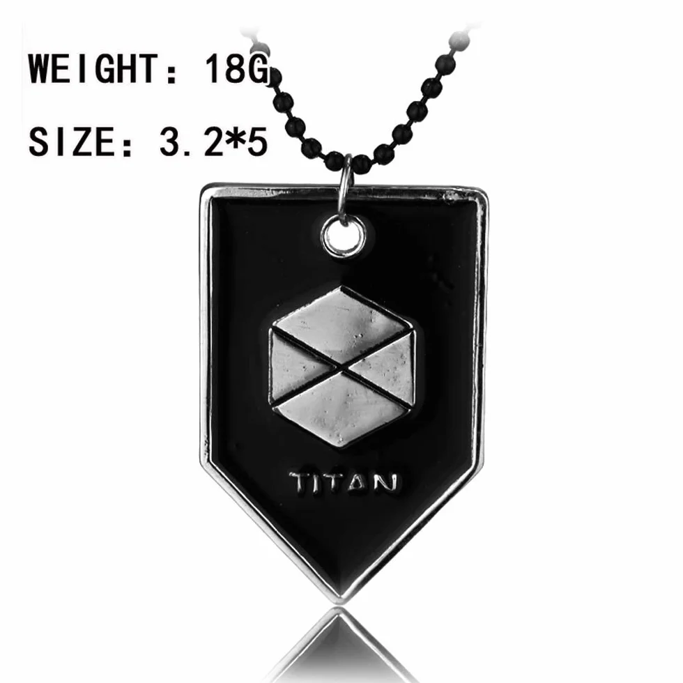 Collar Destiny de 3 piezas Hunter Warlock Titanio Colgante Emblema Collar Fantasma Iron Banner 2