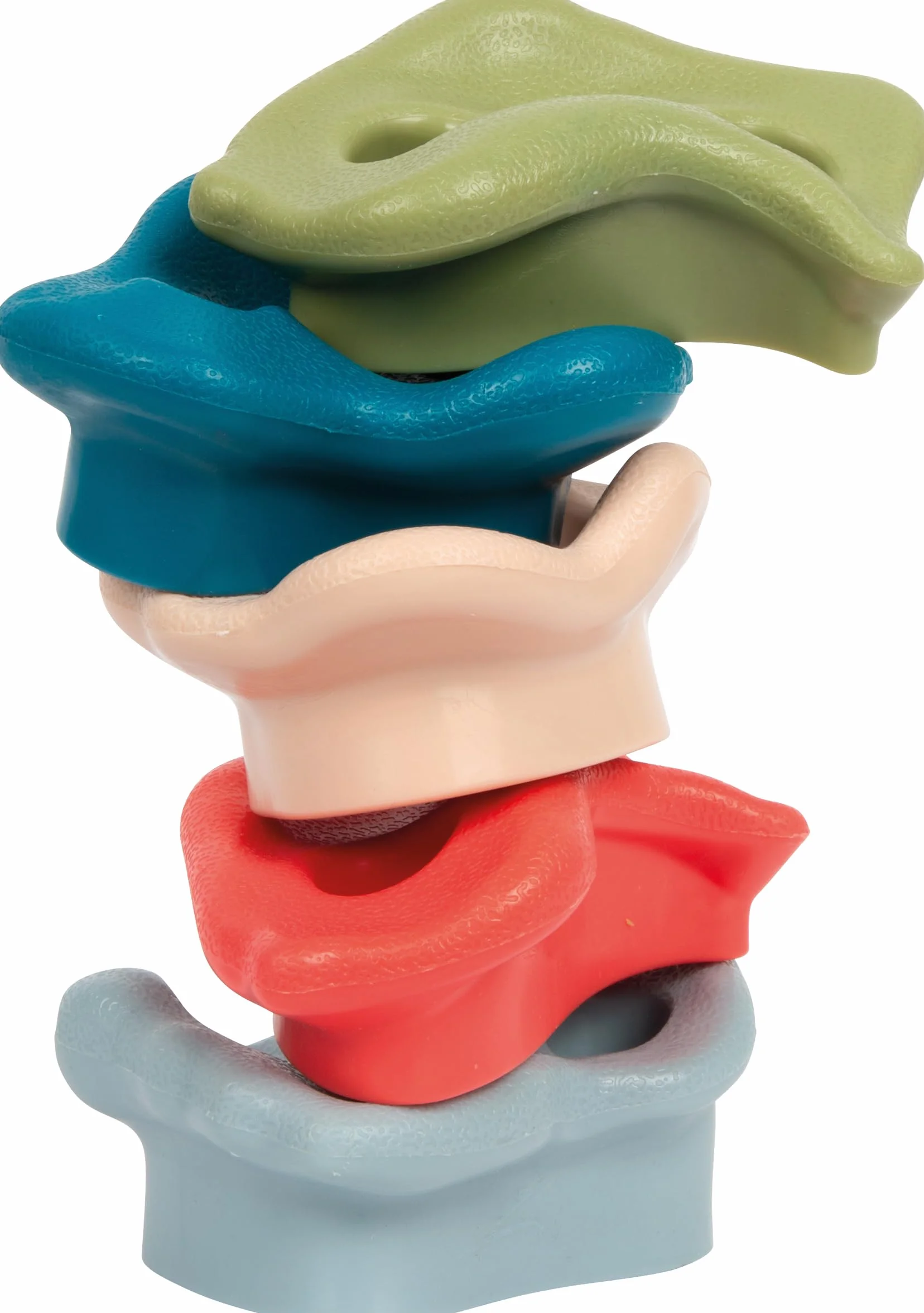 Small Foot Piedras para Escalar, 5 Piedras plástico Resistente, INT, Exterior, de 3 años, 12794