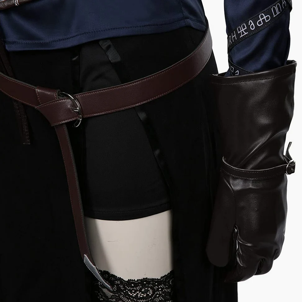 Gosbeliy Yennefer Disfraz de brujo cosplay para mujer, disfraz de guerrero, Halloween, carnaval, M