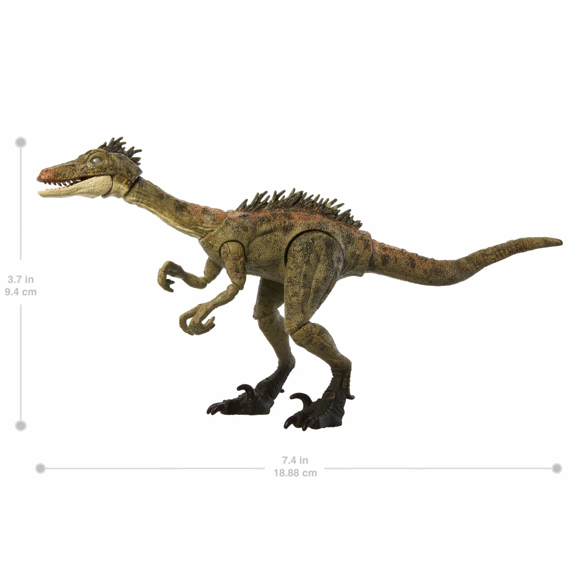 Mattel Jurassic World Hammond Collection Troodon Dinosaurio Juguete 14 Articulaciones JDJ11