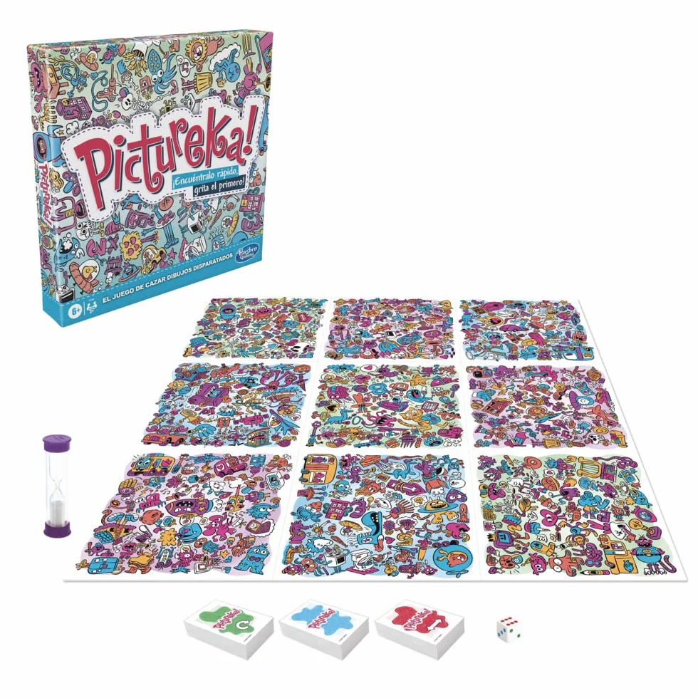 Hasbro Gaming Pictureka! Juego de Mesa Infantil Familiar Mayores 6 Años