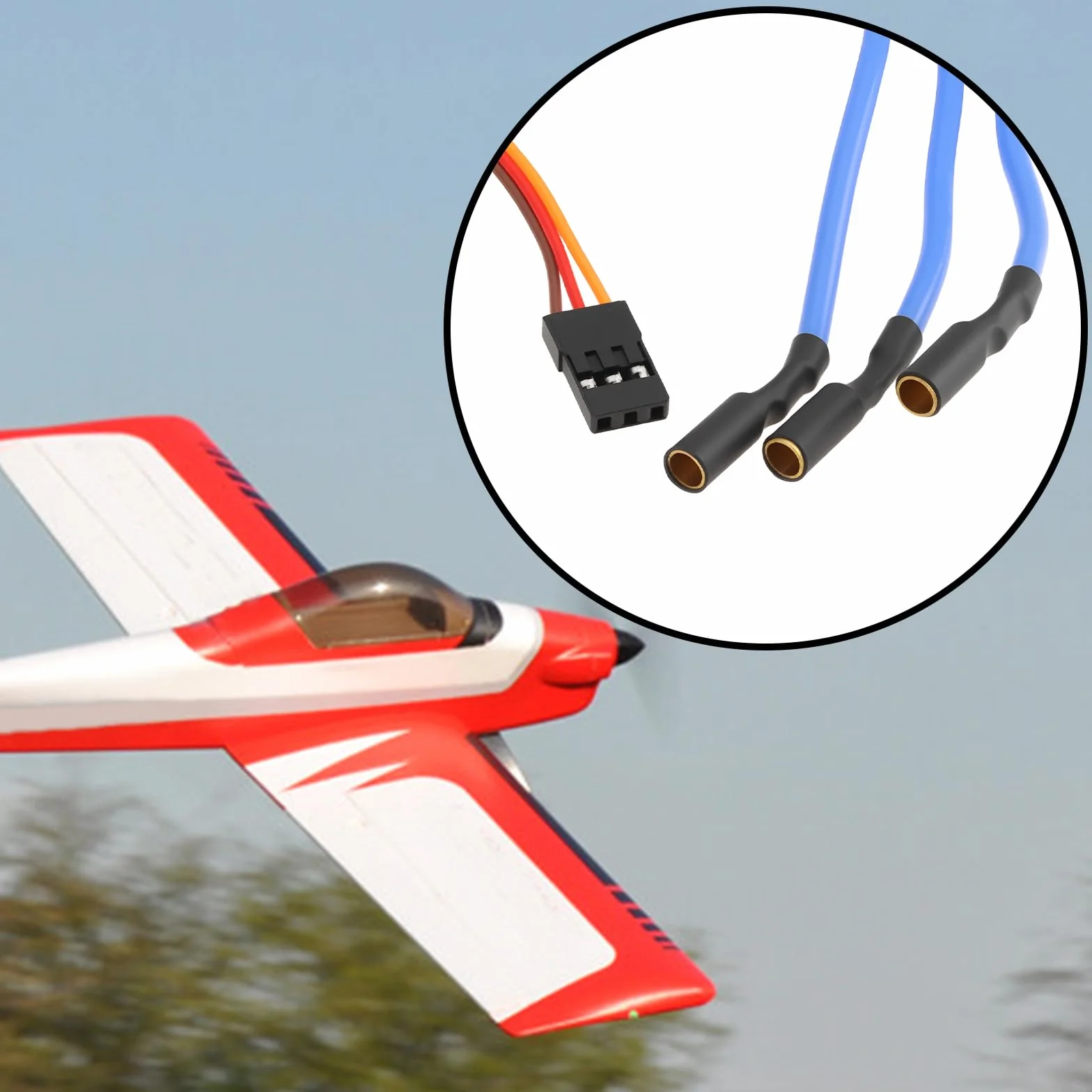 ECSiNG Controlador de Velocidad eléctrico ESC sin escobillas PWM de 30 A 2-4 s 8 kHz con BEC para Aviones RC