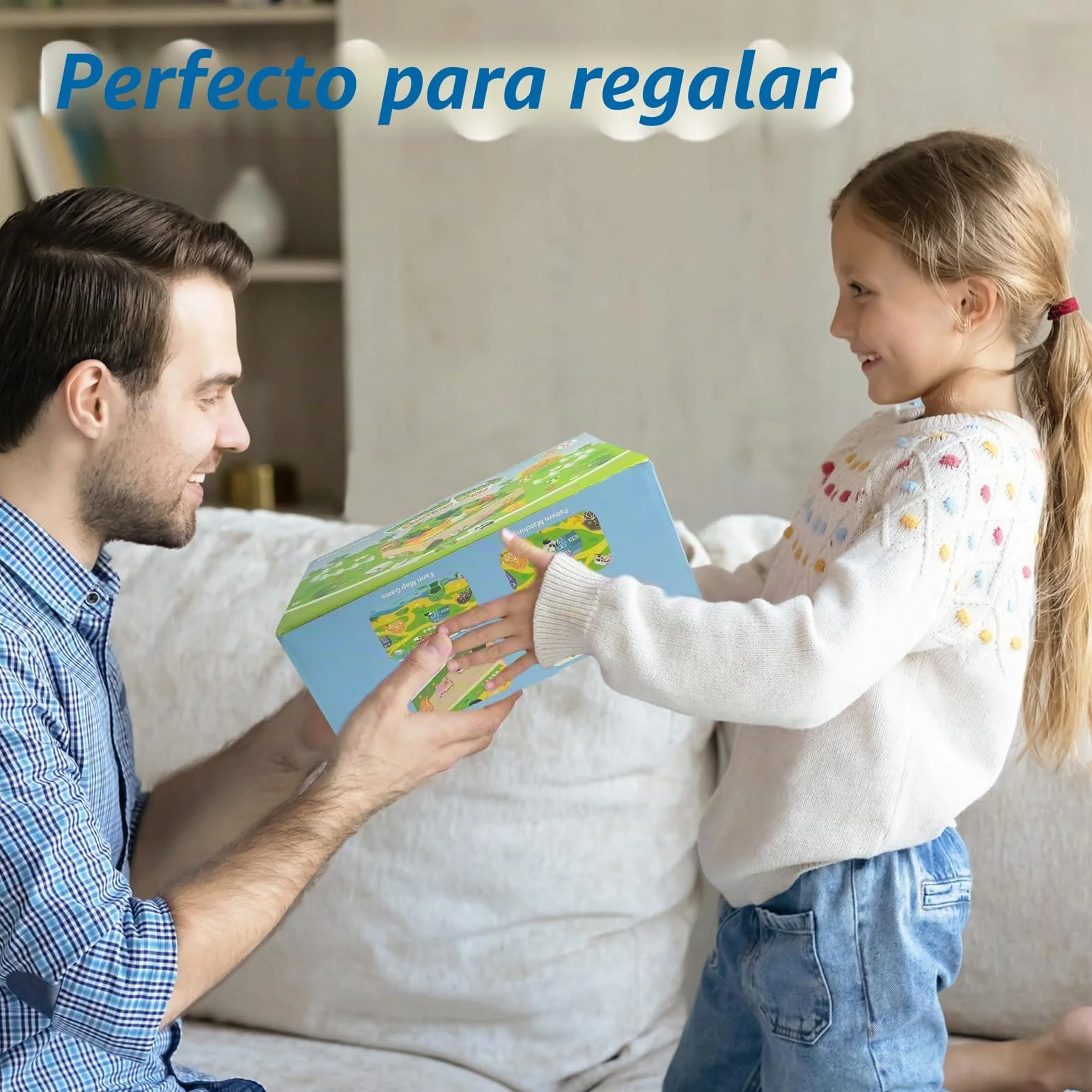 Montessori Juguete de madera para niños de 1, 2 y 3 años, juego de granja con animales y verduras, regalo para niñas y niños