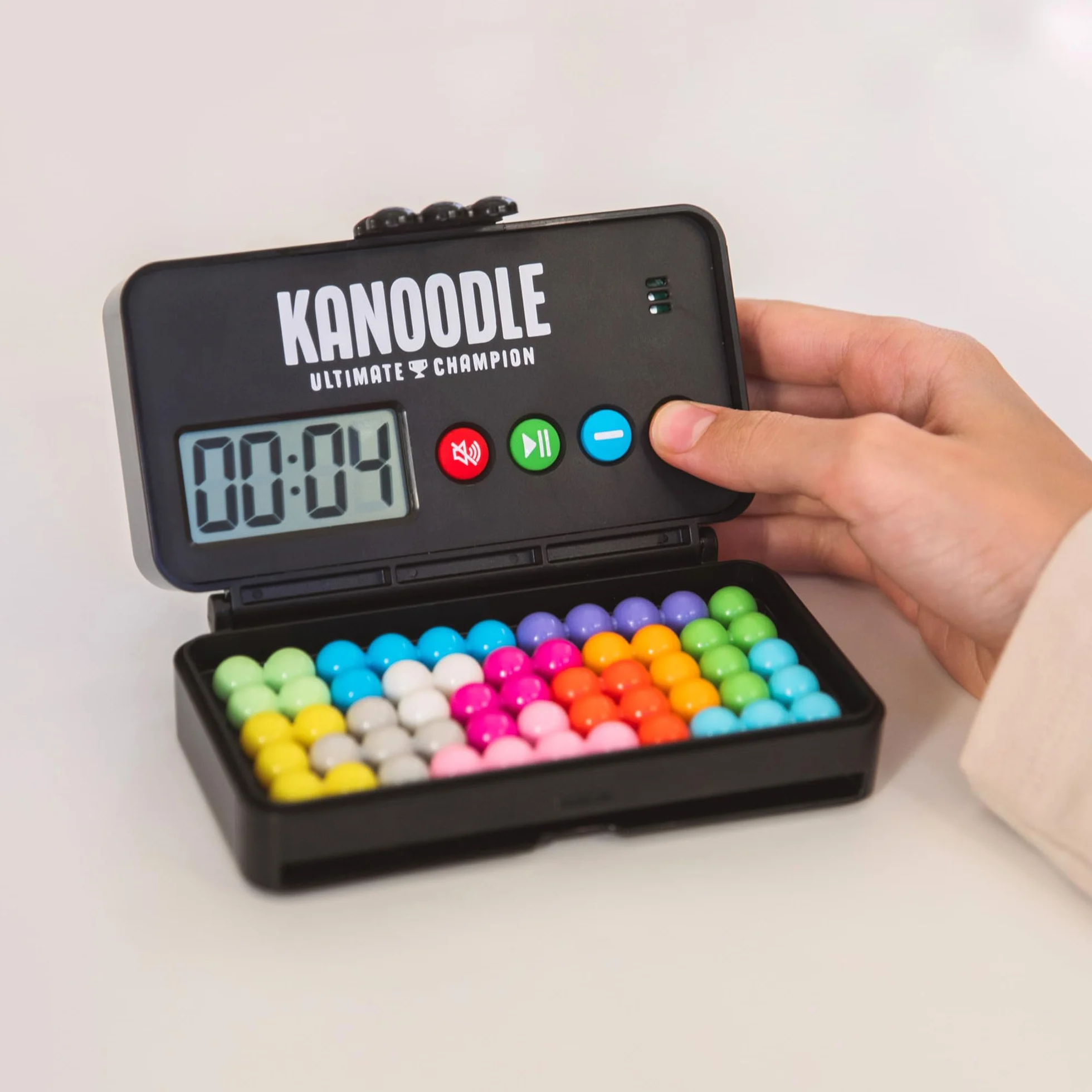 Learning Resources Kanoodle Ultimate Champion, Juego de lógica y Rompecabezas 2D y 3D, con Temporizador, 500 retos, Edades 7+