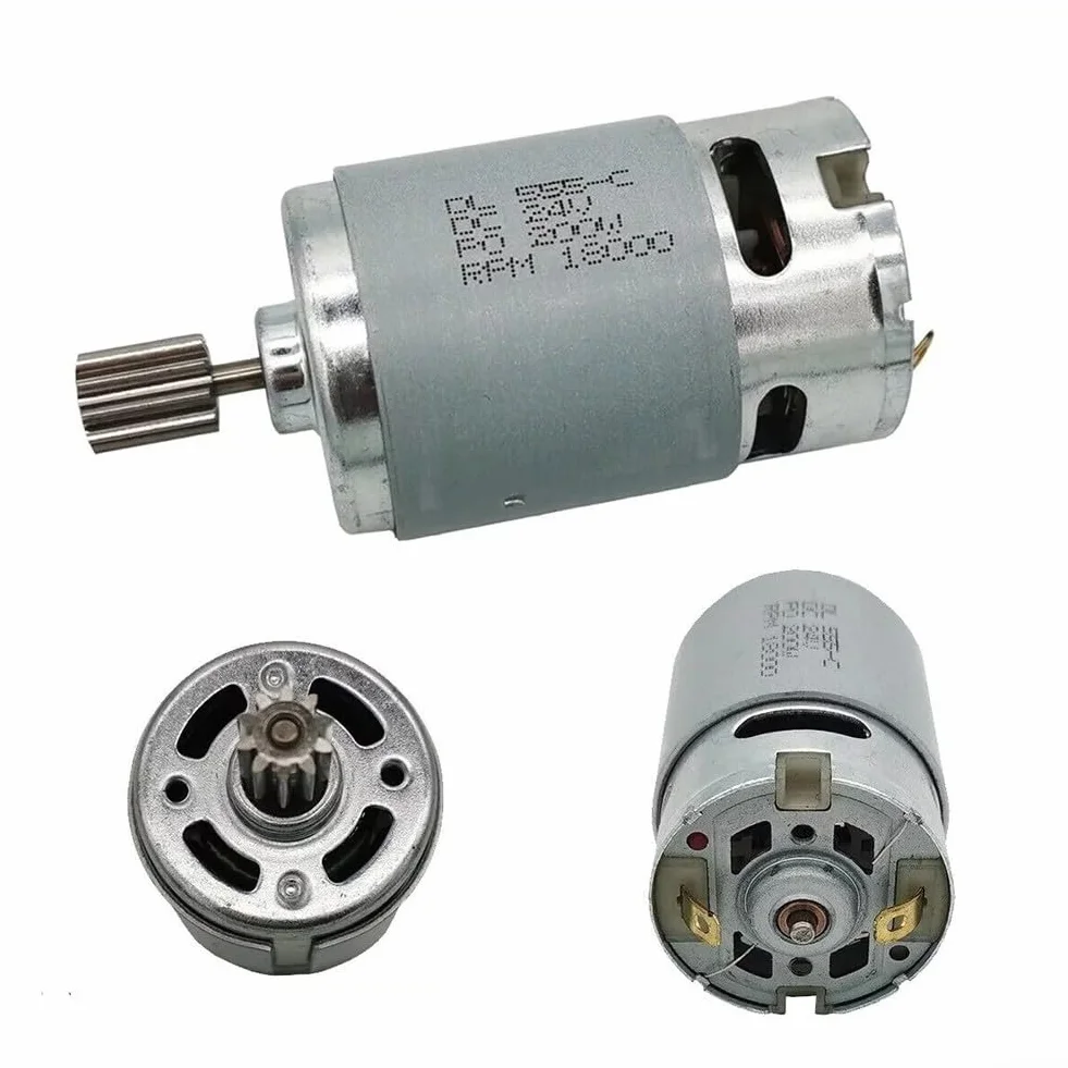 Motor de coche eléctrico para niños 550 RS390 RS380 12V 6V 24V compatible con DL555 para un mejor rendimiento y velocidad (550 12 V 23000 rpm)