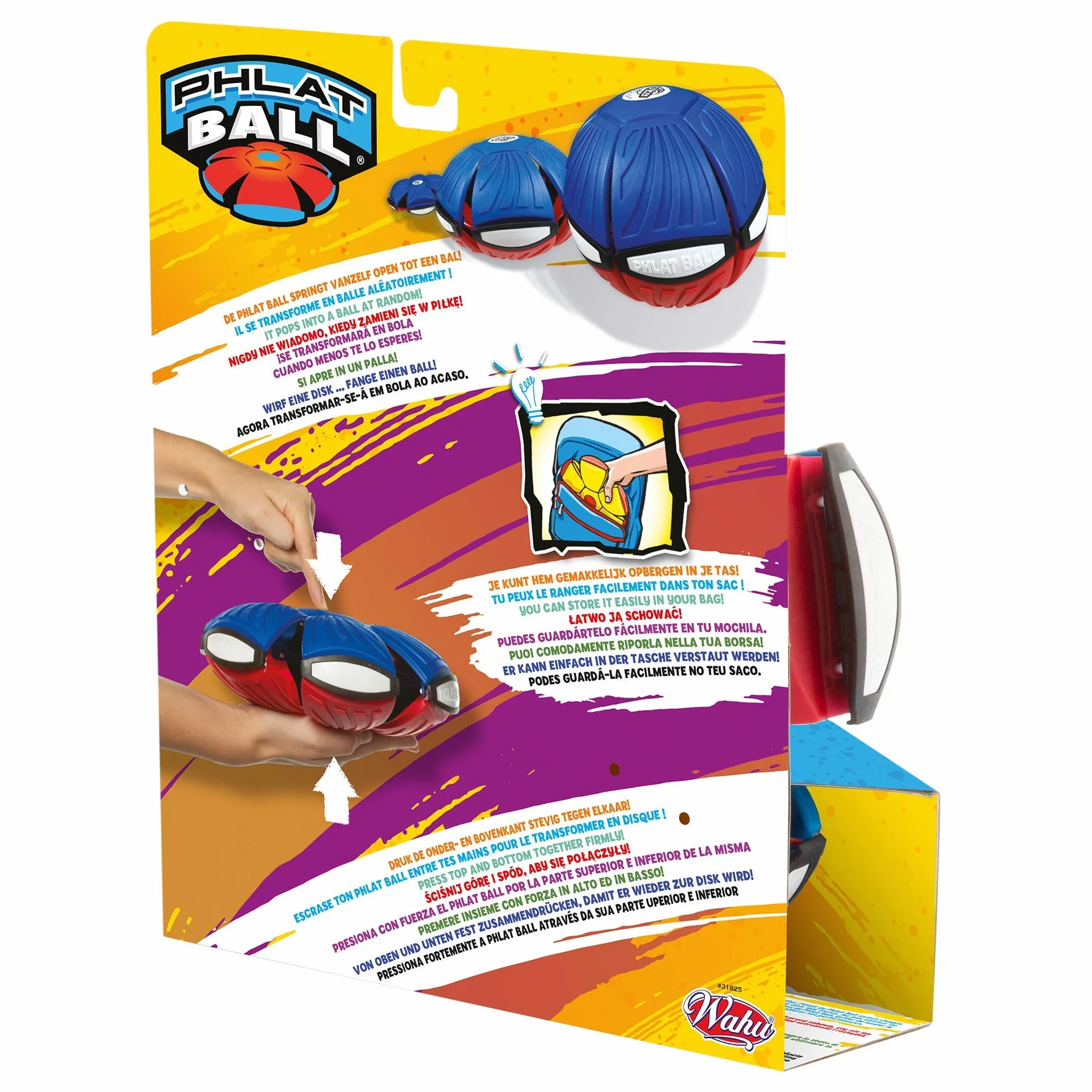 Goliath Phlat Ball Lánzalo Y Se Convierte En Pelota, colores surtido