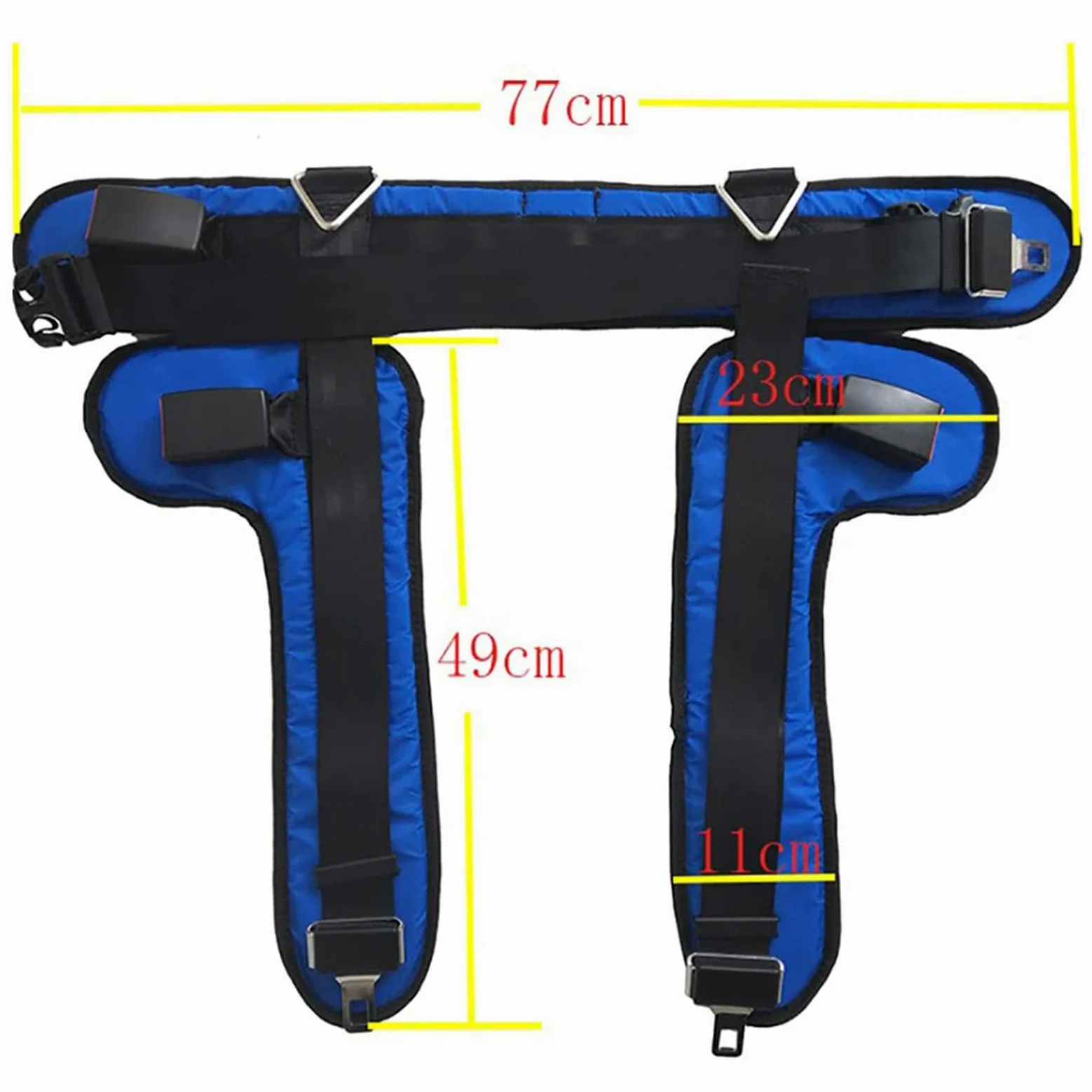 Almohadilla Repuesto para trampolín, arnés para trampolín Salto para niños y Adultos, protección elástica para Cintura y Cadera, cinturón Seguridad para trampolín, Columpio, cinturón Seguridad medi