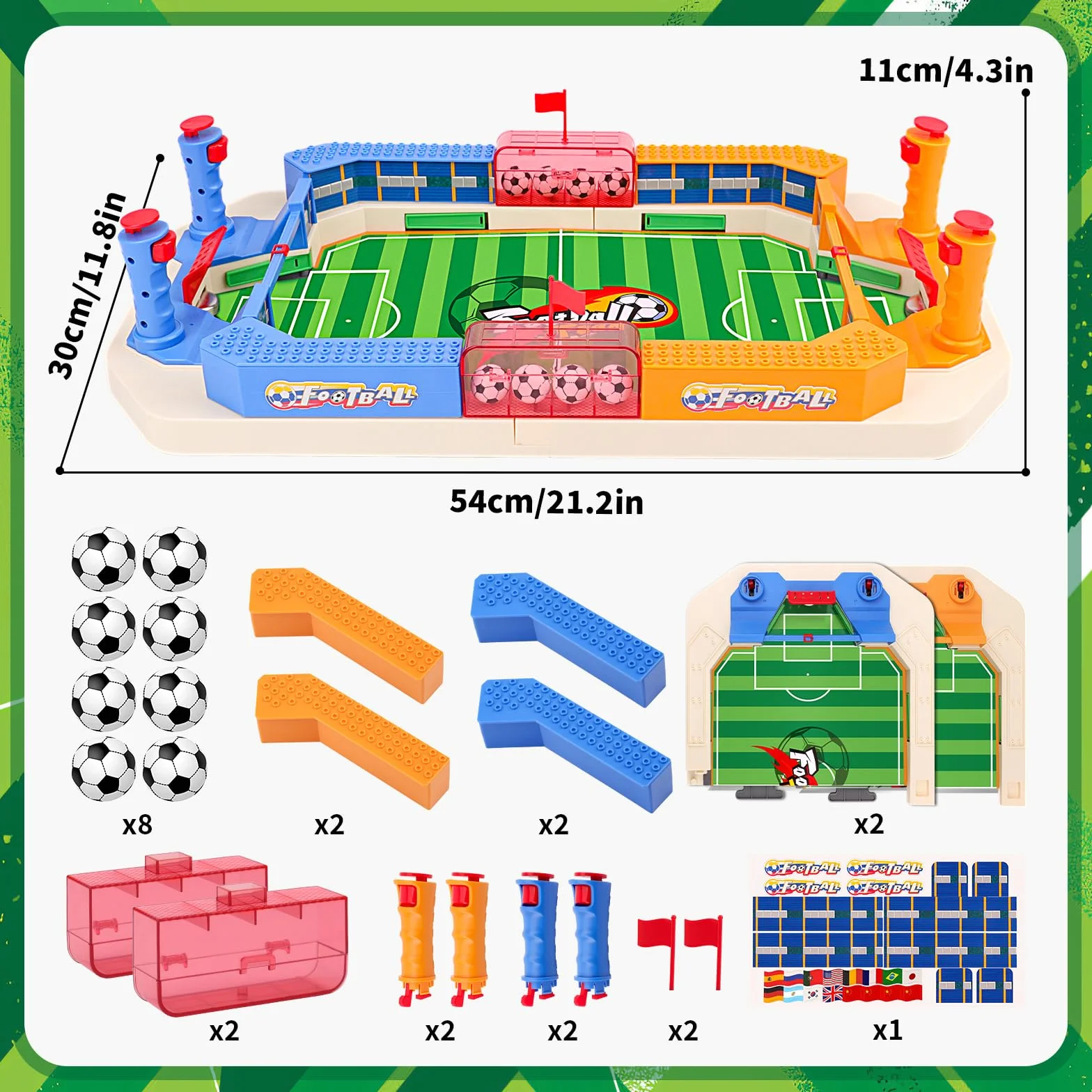 nicknack Juego de Mesa de Fútbol, Juego de Mesa de Fútbol para Niños, Juegos Familiares Interactivos Regalo para Niños Regalo Reyes