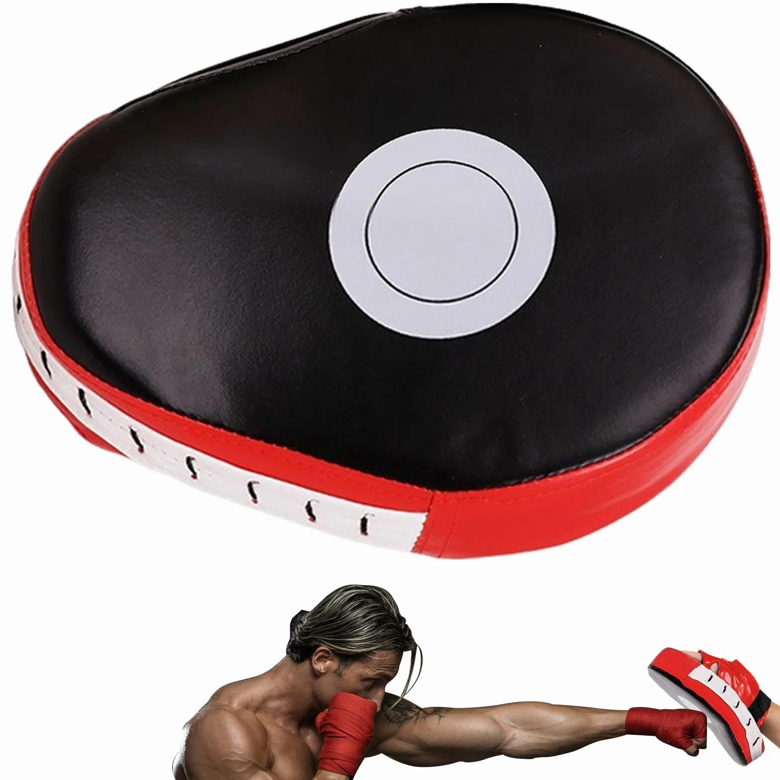 Manoplas de Boxeo, Almohadillas Boxeo, Guantes de Entrenamiento Multifuncionales para Adultos