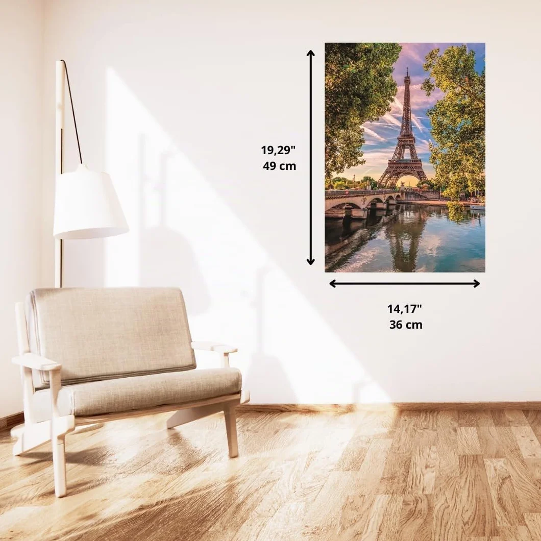 Clementoni - Puzzle Adulto 500 Piezas Collection Along The Seine Compact Box, 35598