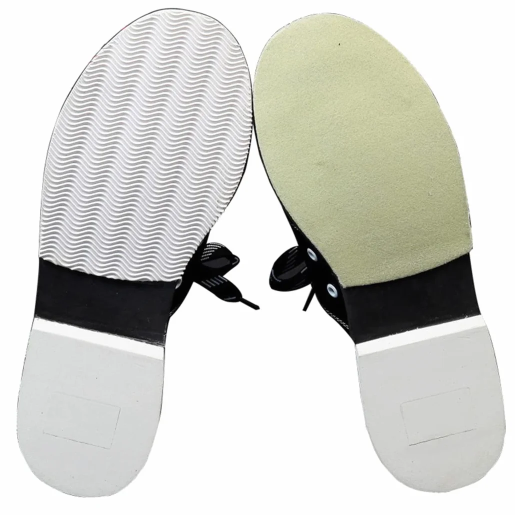 Zapatos De Bolos para Hombres Cuero Antideslizantes Transpirable