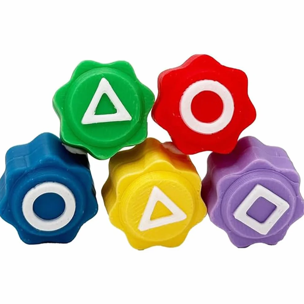 Juego Gonggi, Guijarros de Piedra para Coordinación (5Pcs + 1caja)