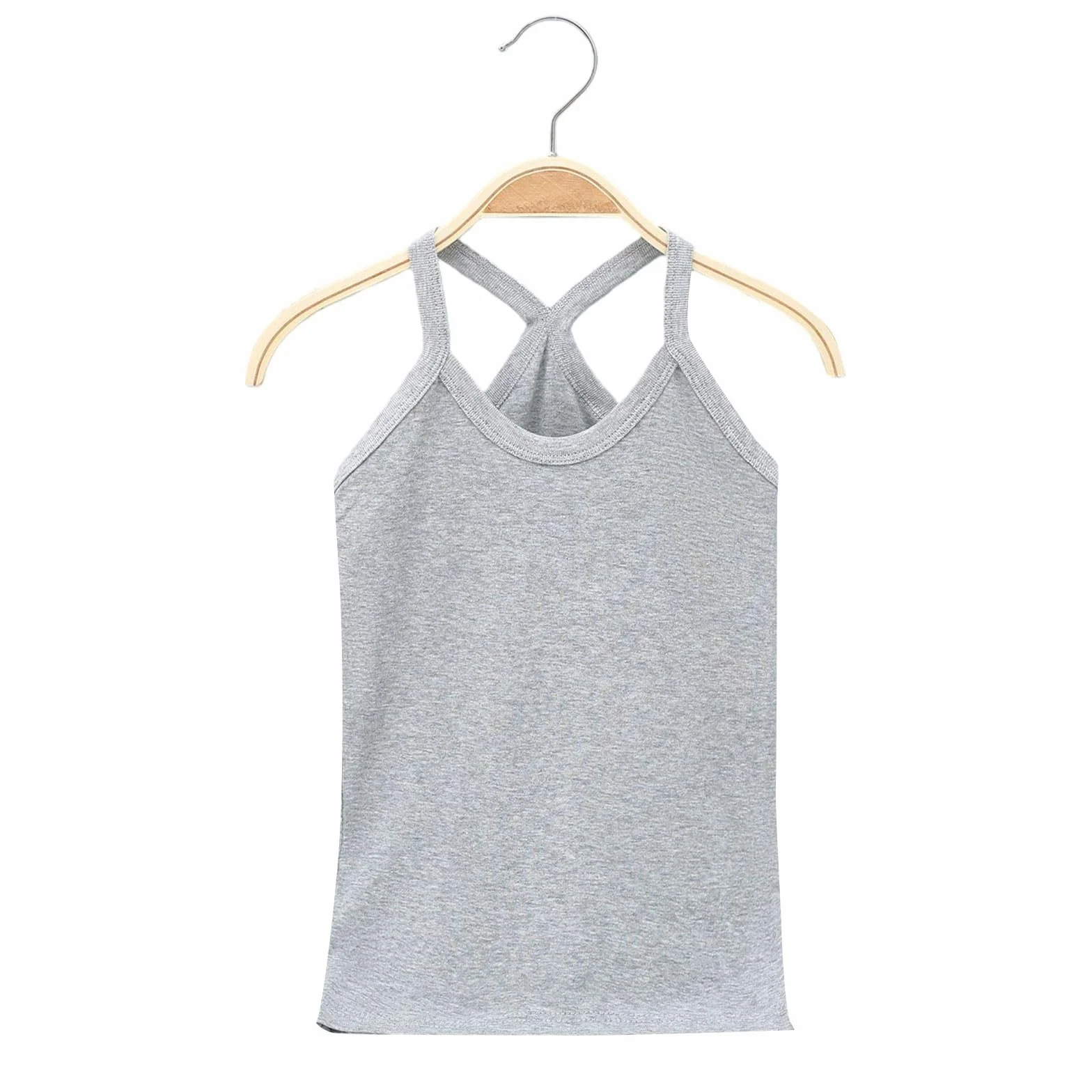 Camiseta deportiva para niñas, paquete de 3 unidades, sin mangas, tirantes delgados, verano, atletismo, yoga, baile, gimnasio