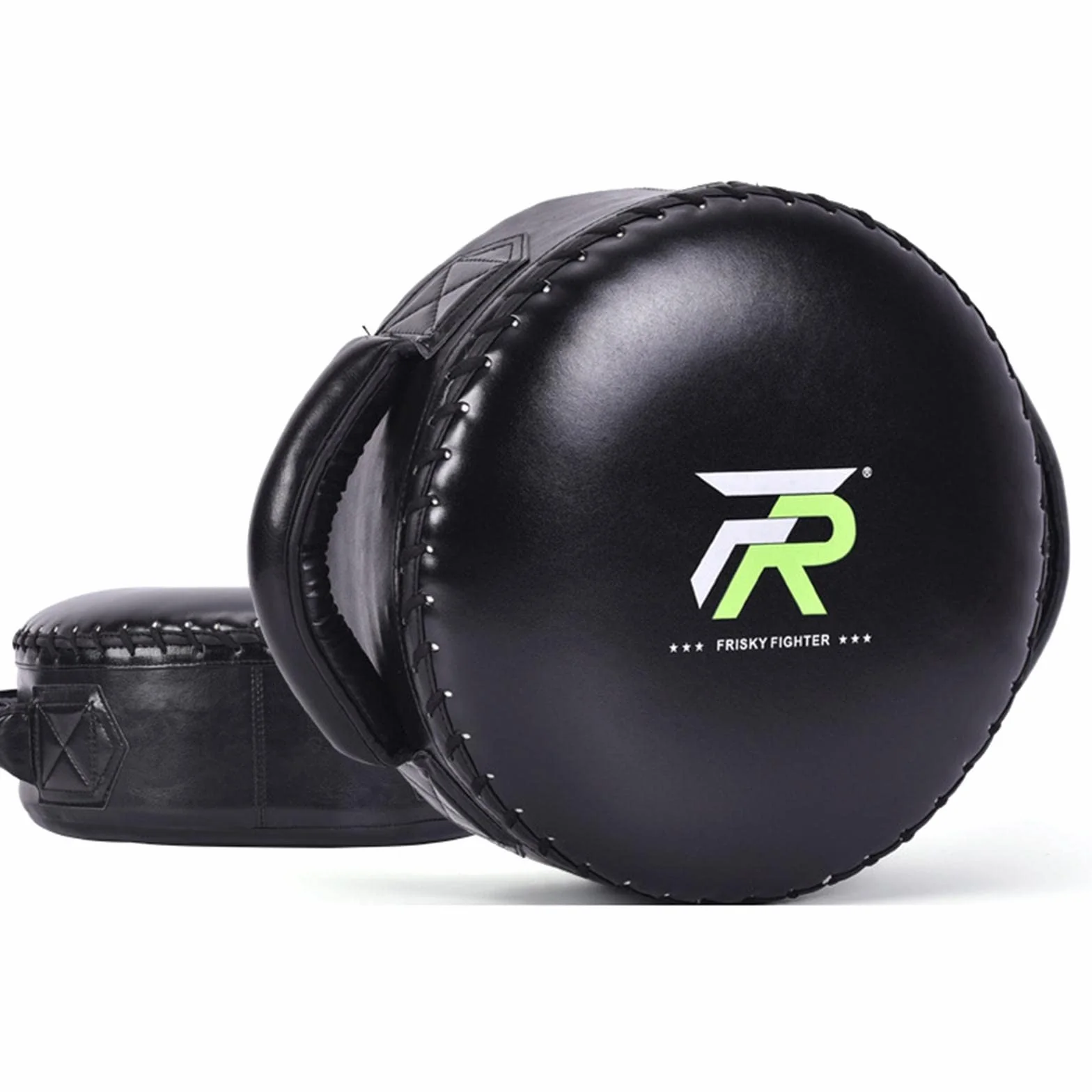 Rockible Almohadillas de Boxeo de Cuero PU Target Boxing Mat Kick Pad Saco de Boxeo Accesorios Strike Round Pad para Entrenamiento
