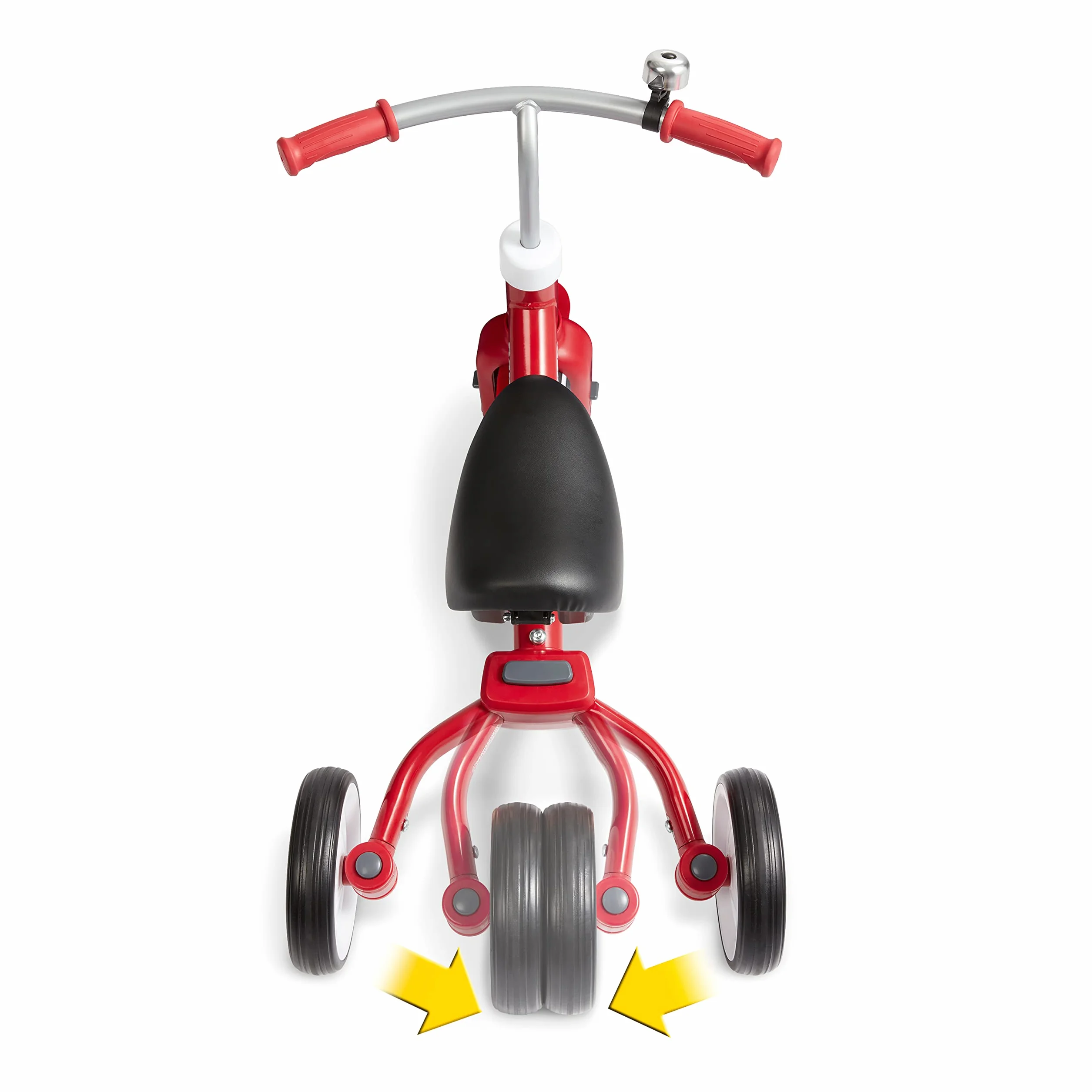 Radio Flyer Triple Play Triciclo, Triciclo Rojo para niños pequeños, Bicicleta de Equilibrio y Bicicleta para pedalear para Edades de 1 a 3 años