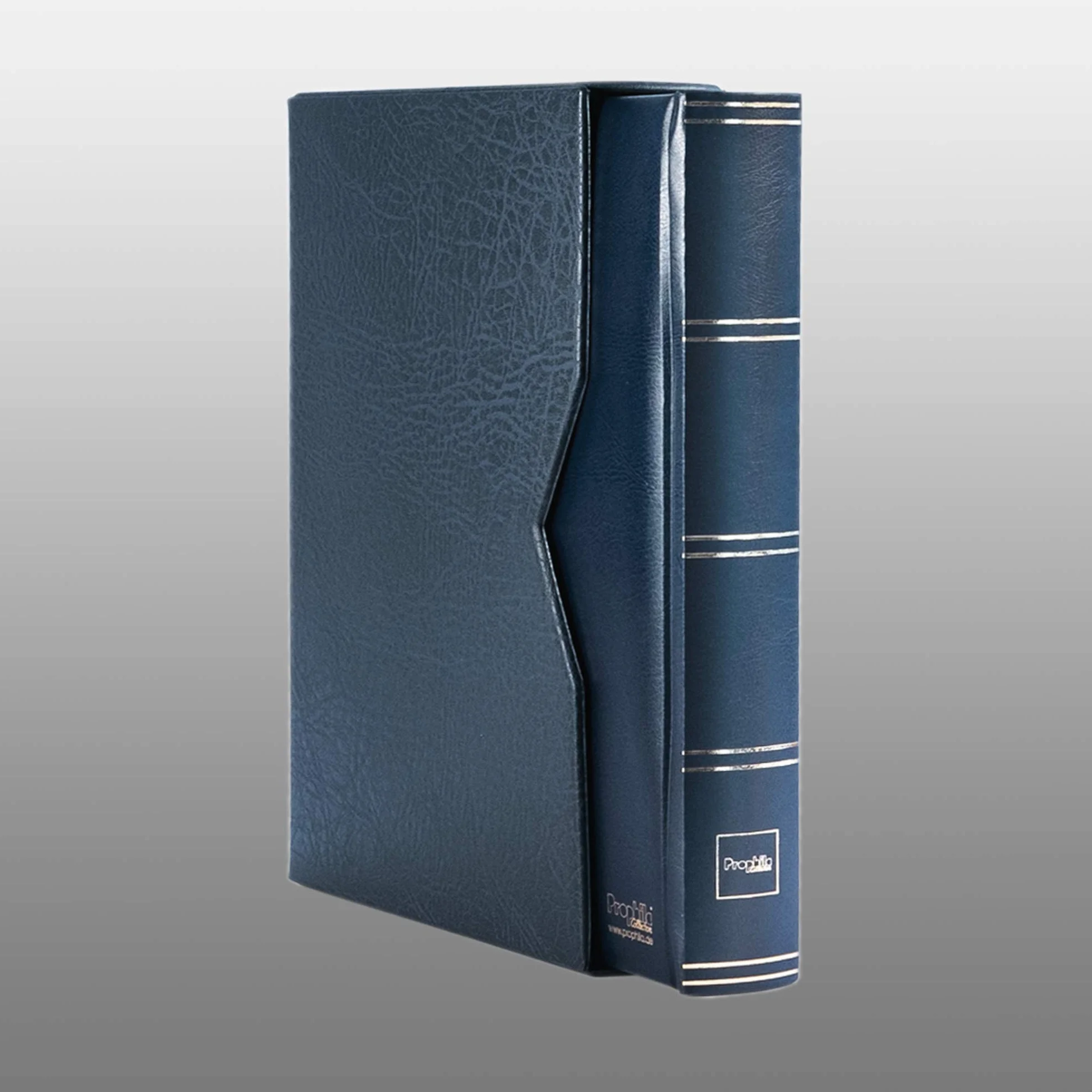Prophila Clasificador de 60 Paginas Negro con cajetín Protector Azul