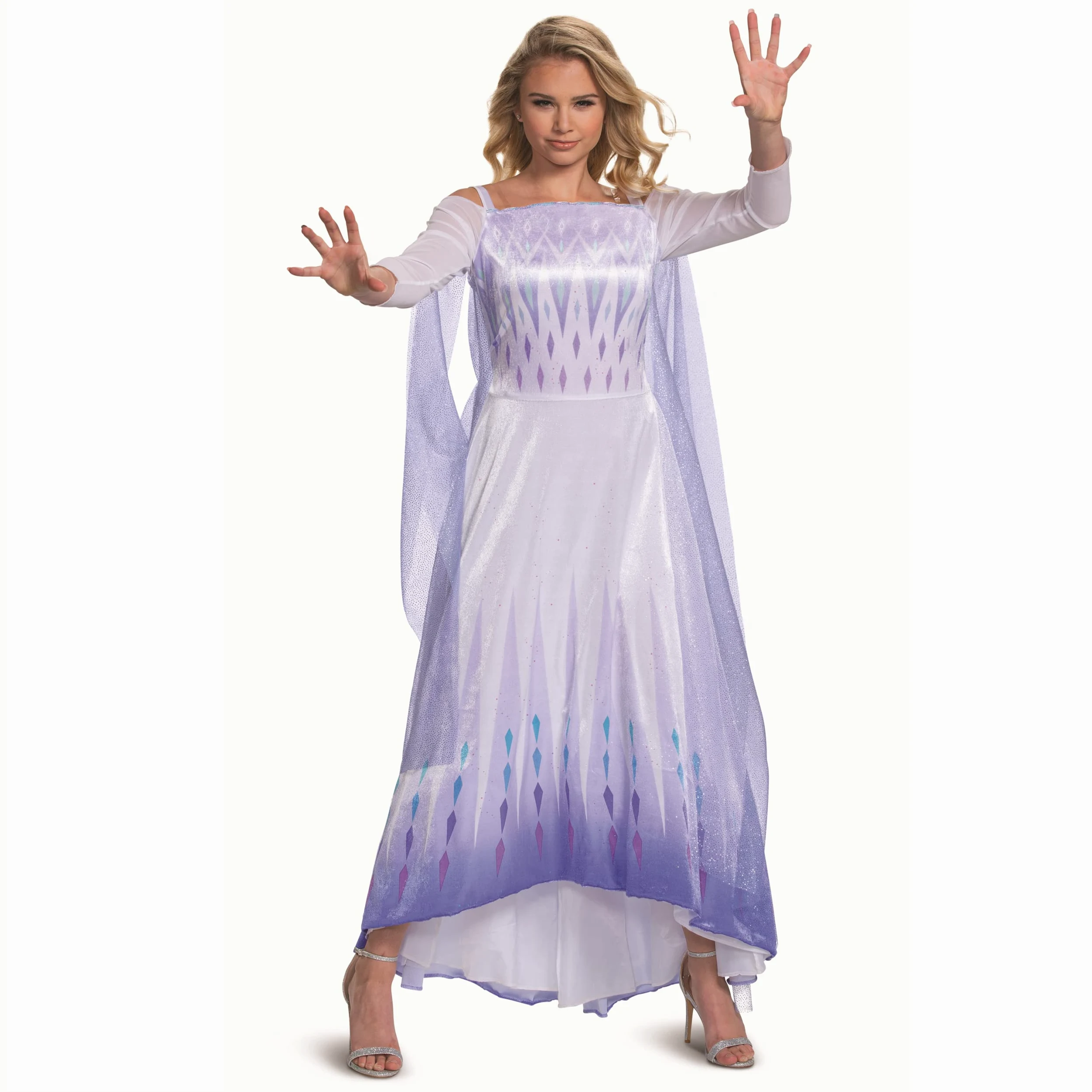 Disguise Disfraz de Elsa para mujer, disfraz oficial de Elsa de Frozen 2 de Disney para adulto