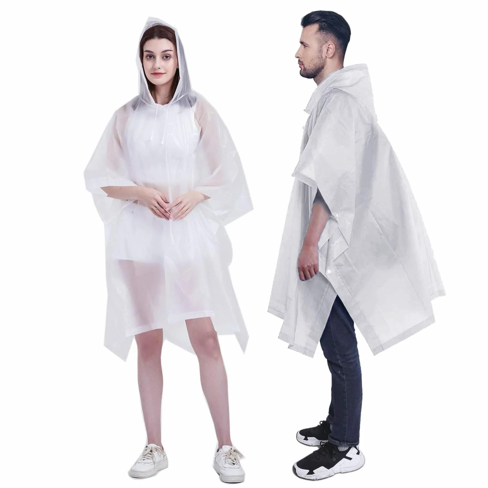 Poncho de Lluvia Impermeable 3 en 1 Multifuncional Ligero con Capucha para Ciclismo Senderismo Camping