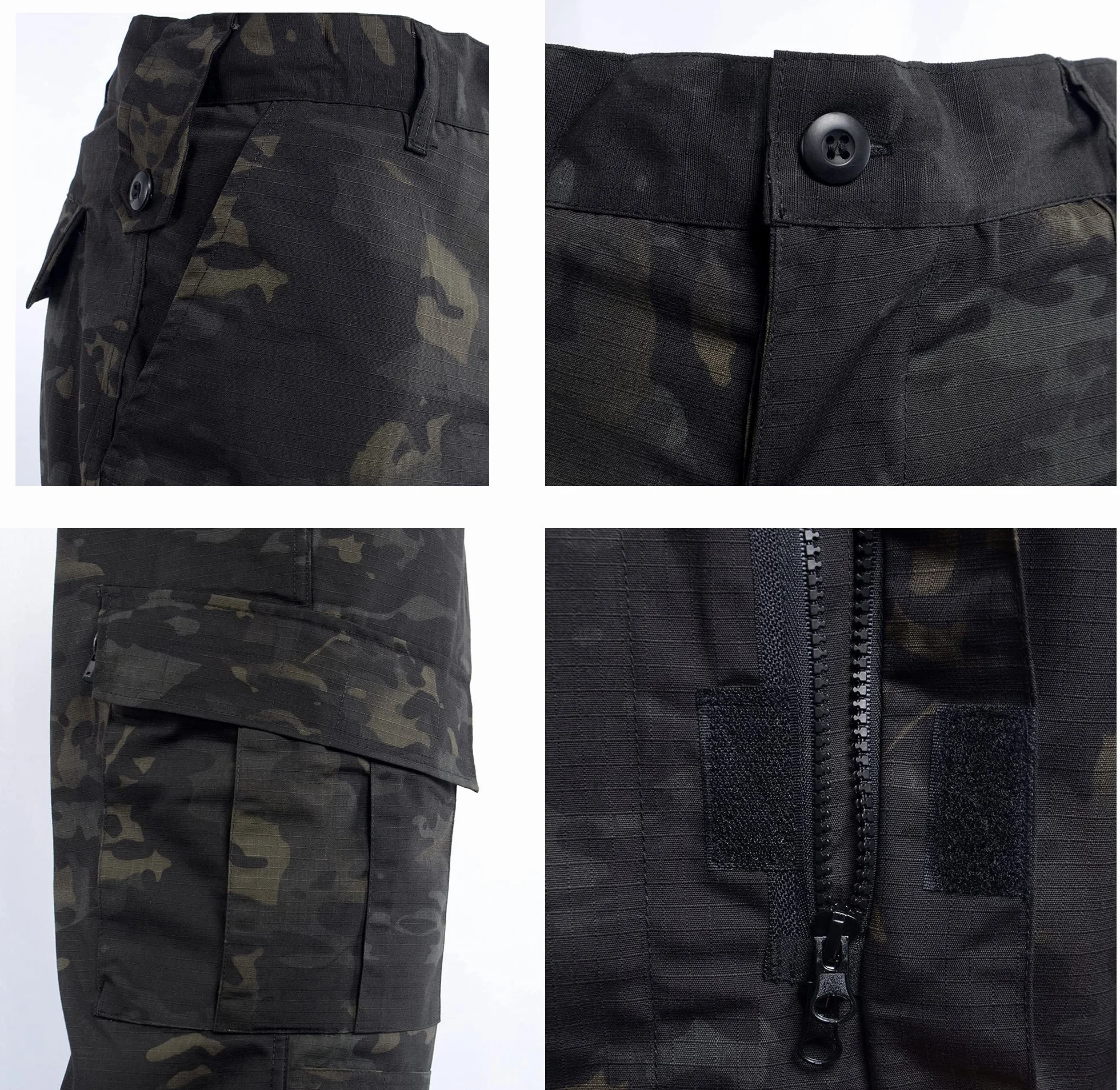 Uniformes Tácticos Camuflaje Ropa Caza Airsoft Chaqueta Pantalones BDU Combat Suit Juego de Guerra