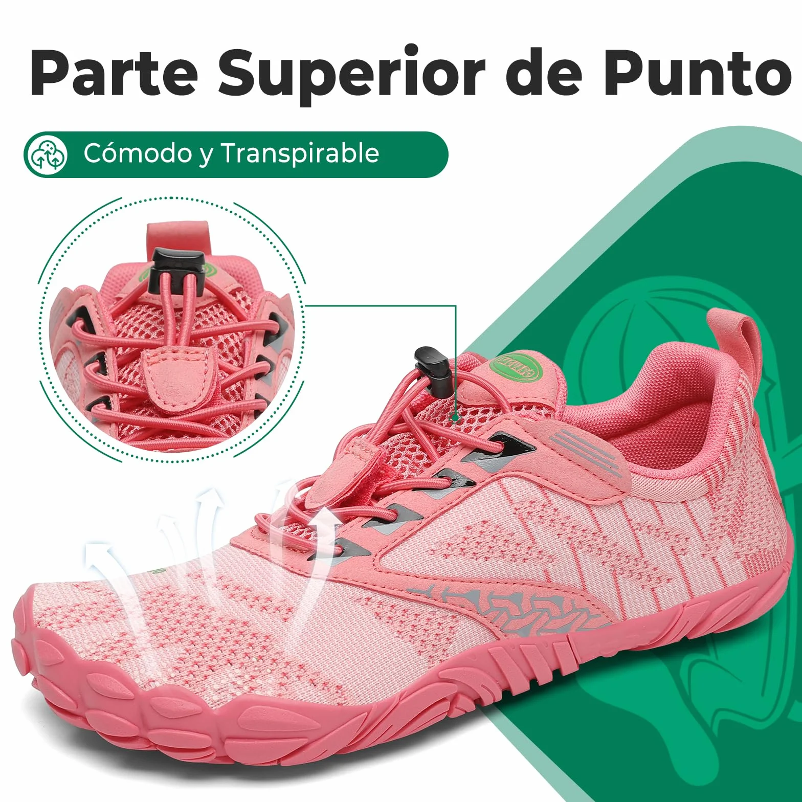 SAGUARO Punto Barefoot Zapatillas Minimalistas Hombre Mujer Gr.36-48
